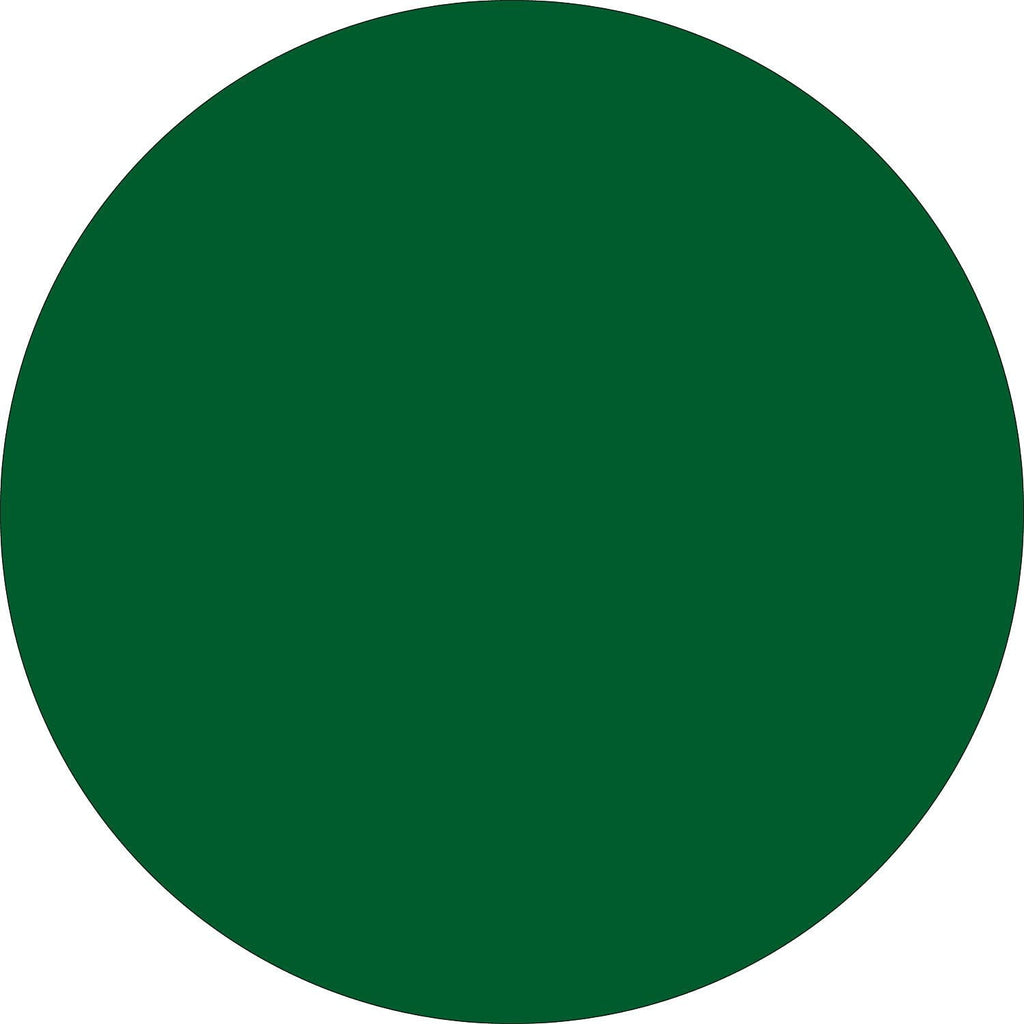Tape Logic Inventory Circle Label,2",Green DL613D