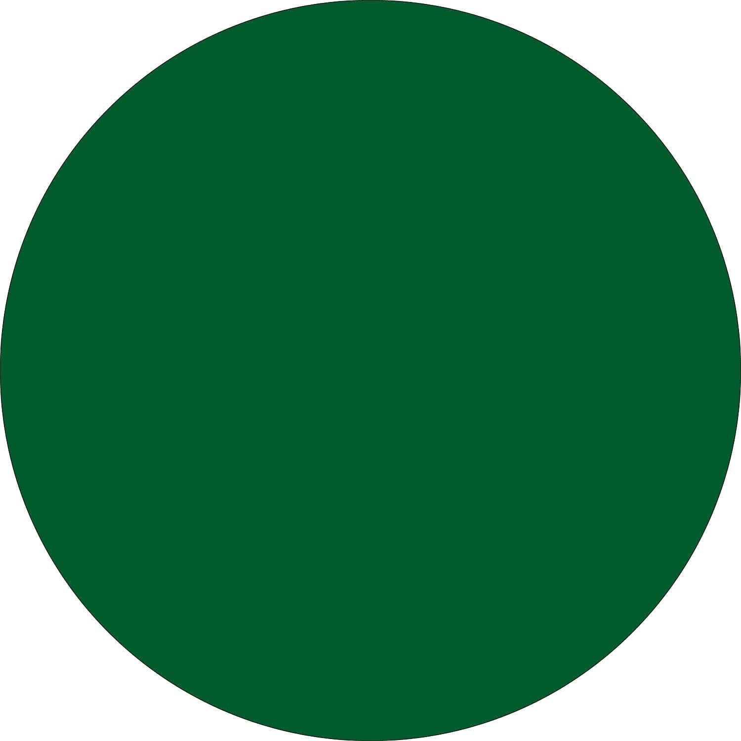 Tape Logic Inventory Circle Label,2",Green DL613D