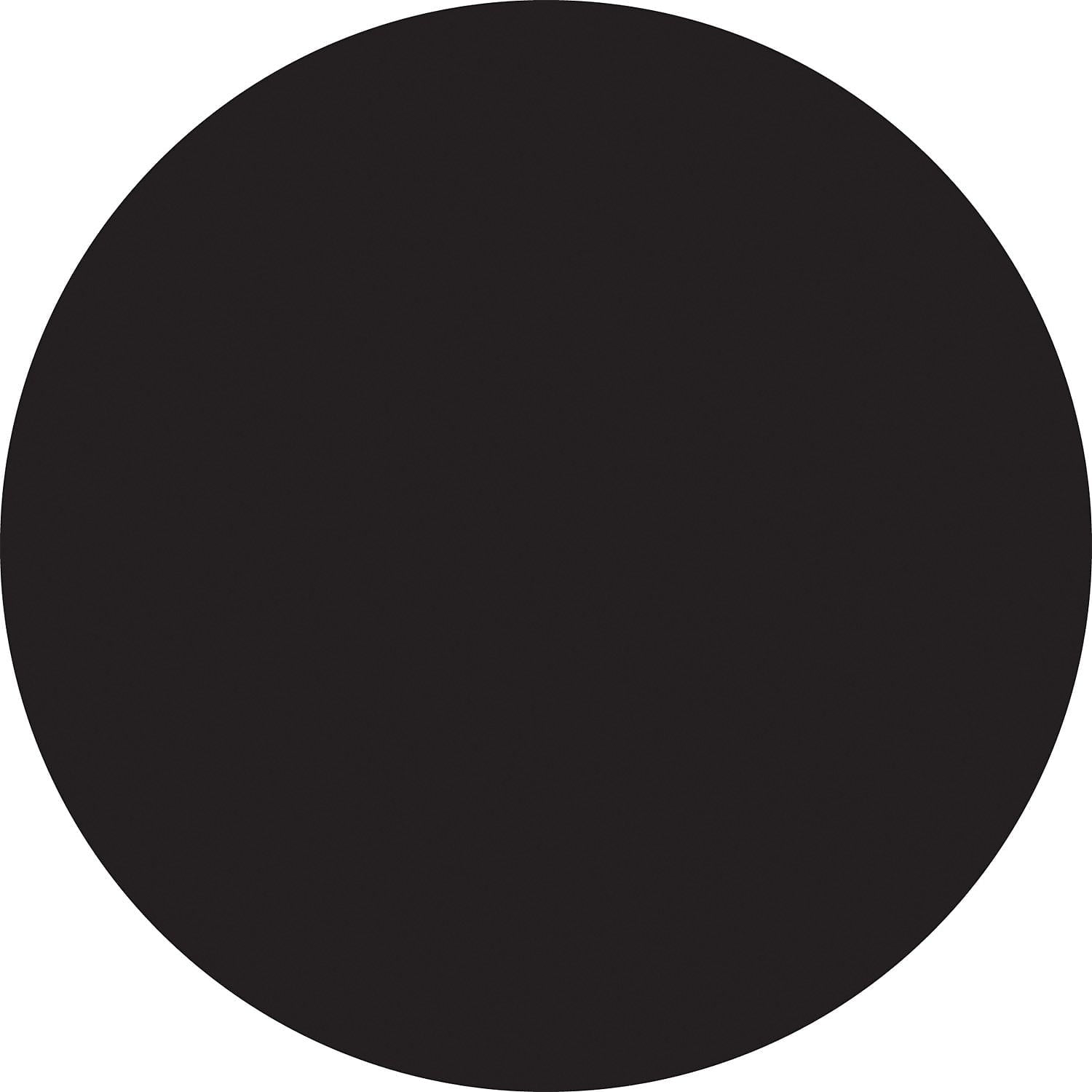 Tape Logic Inventory Circle Label,4",Black DL615F
