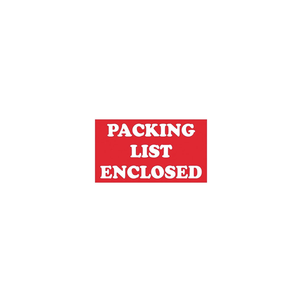 Tape Logic Label,Packing List Enclosed,3x5" SCL538