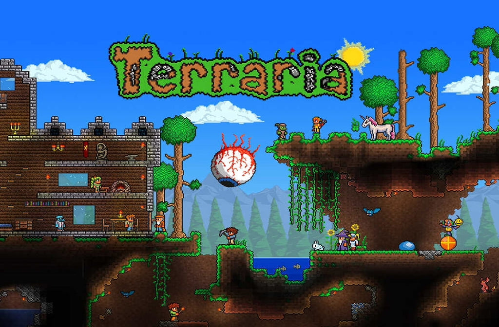 Terraria  1/2 Size  Sheet Cake Topper Edible  Frosting Image