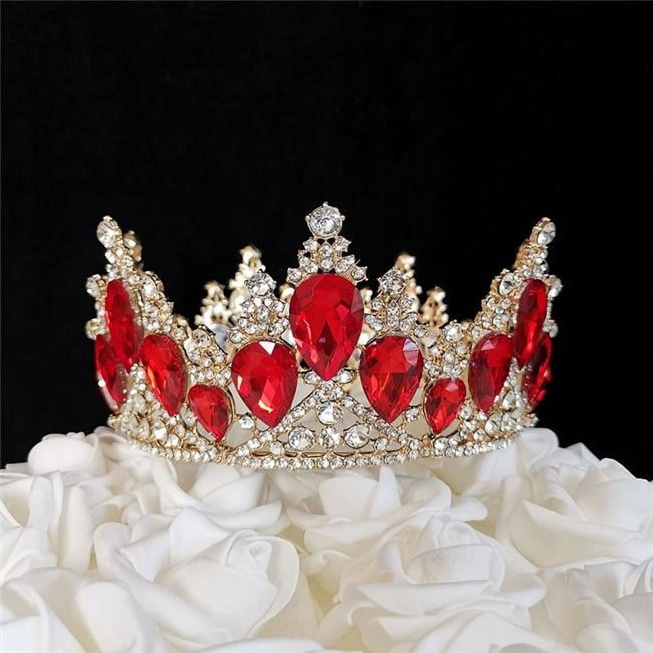 13 oz Emerald Queen Crown Cake Topper