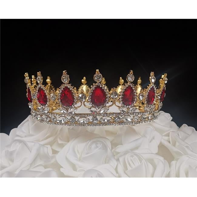 Tian Sweet 34041-EM 7.1 oz Emerald Queen Crown Cake Topper