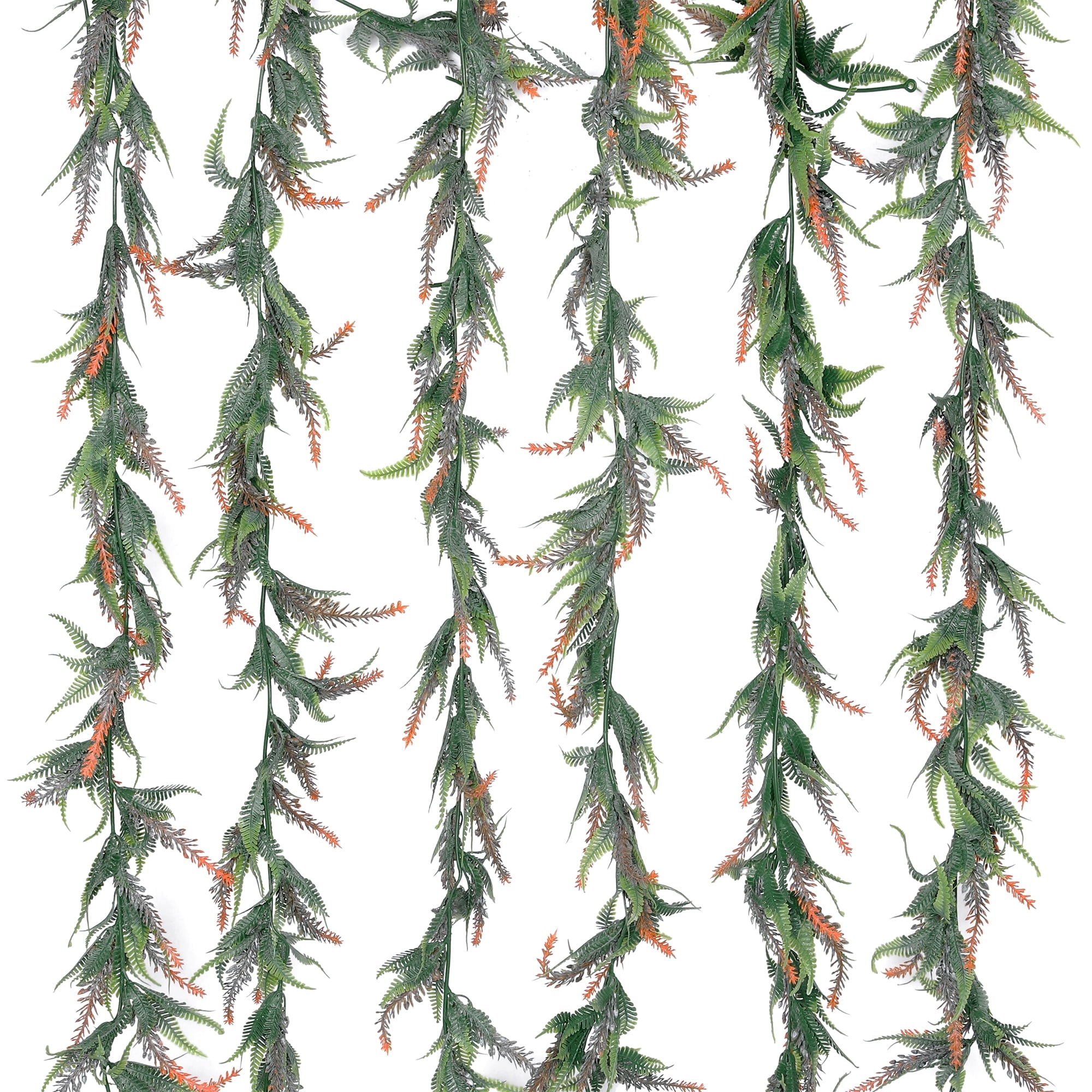 Unique Bargains 6 Pack Artificial Plants Ivy Garland Greenery Vines Decor for Wall Purple
