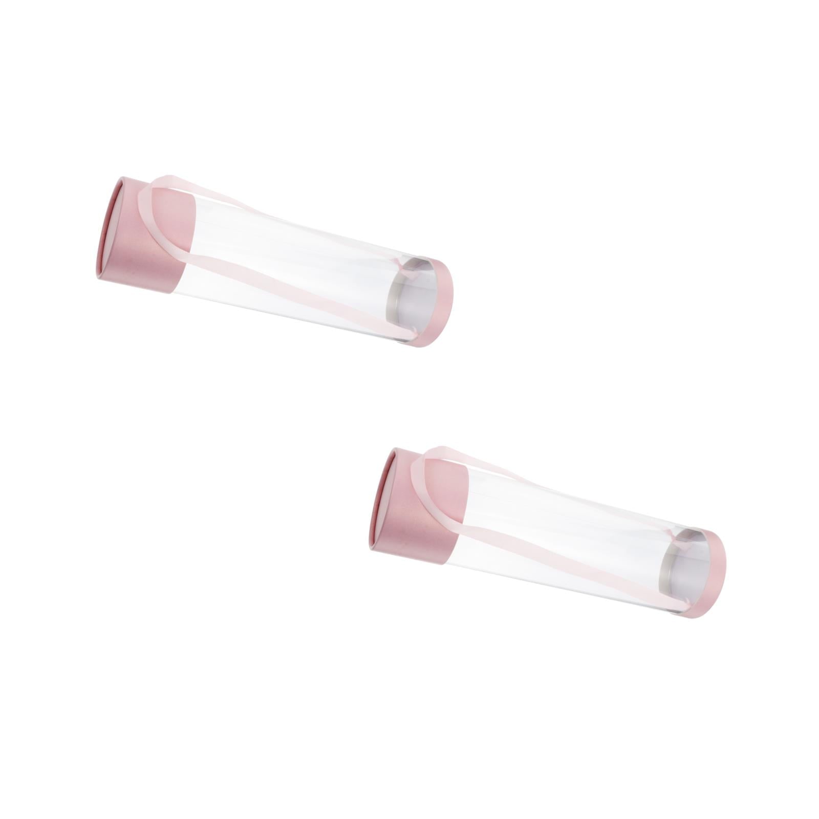 WORGEOUS 2pcs Clear Florist Bouquet Packaging Box Eternal Flower Gift Box Flower Arrangement Box Fresh Flower Packaging Box Craft Present Bags Florist Shop Supplies for Wedding Birthday