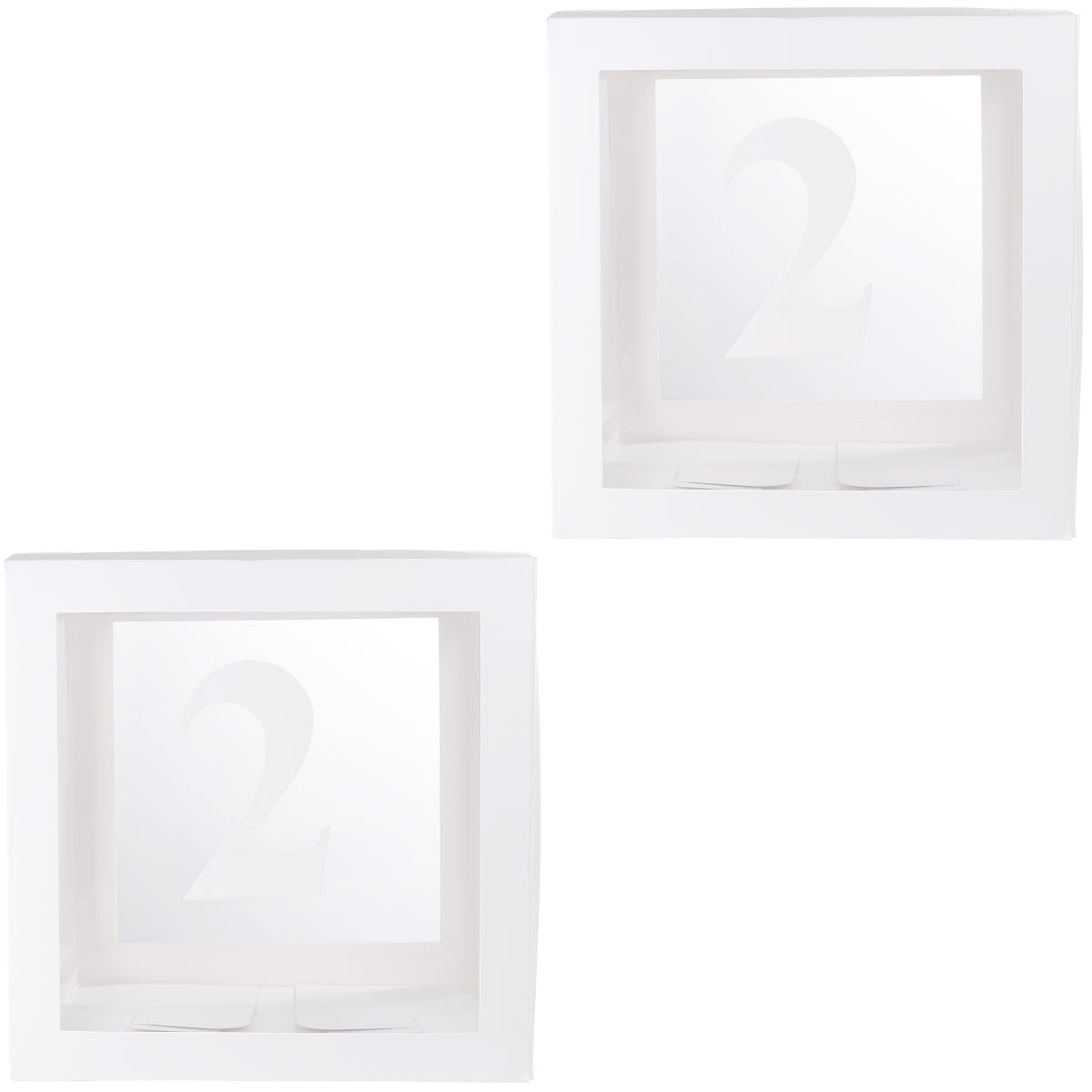 WORGEOUS 2pcs Transparent Balloon Box Party Decorative Balloons Case Balloons Accessories