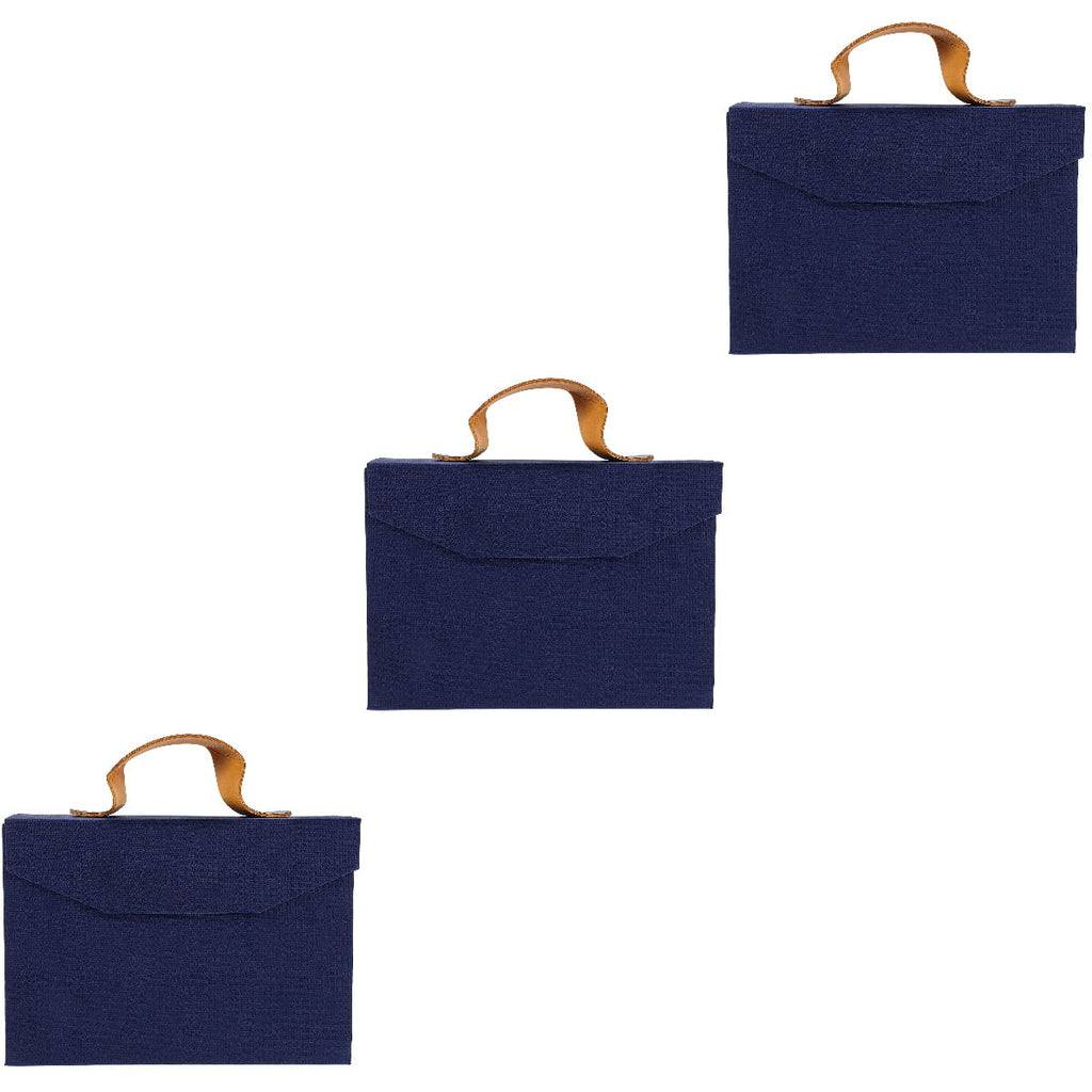 WORGEOUS 3pcs Party Gift Packing Box Gift Wrapping Holder Party Favor Empty Gift Storage Box