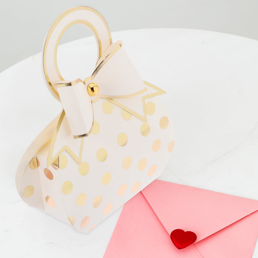 WORGEOUS  50 Pcs Boxes with Lids Birthday Party Decorations Handbag Gift Bride