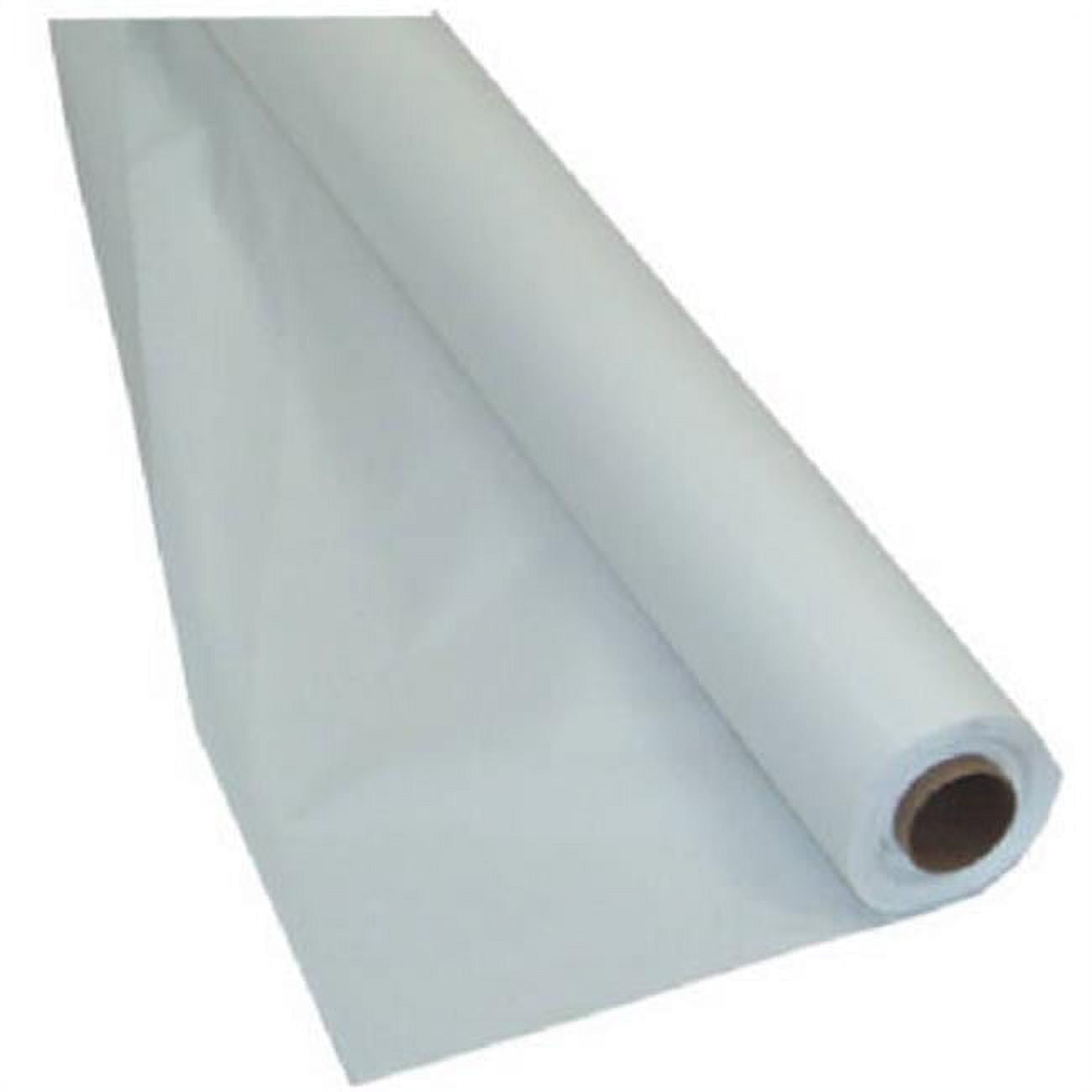 Hunter Green Plastic Banquet Roll, 100ft x 40in