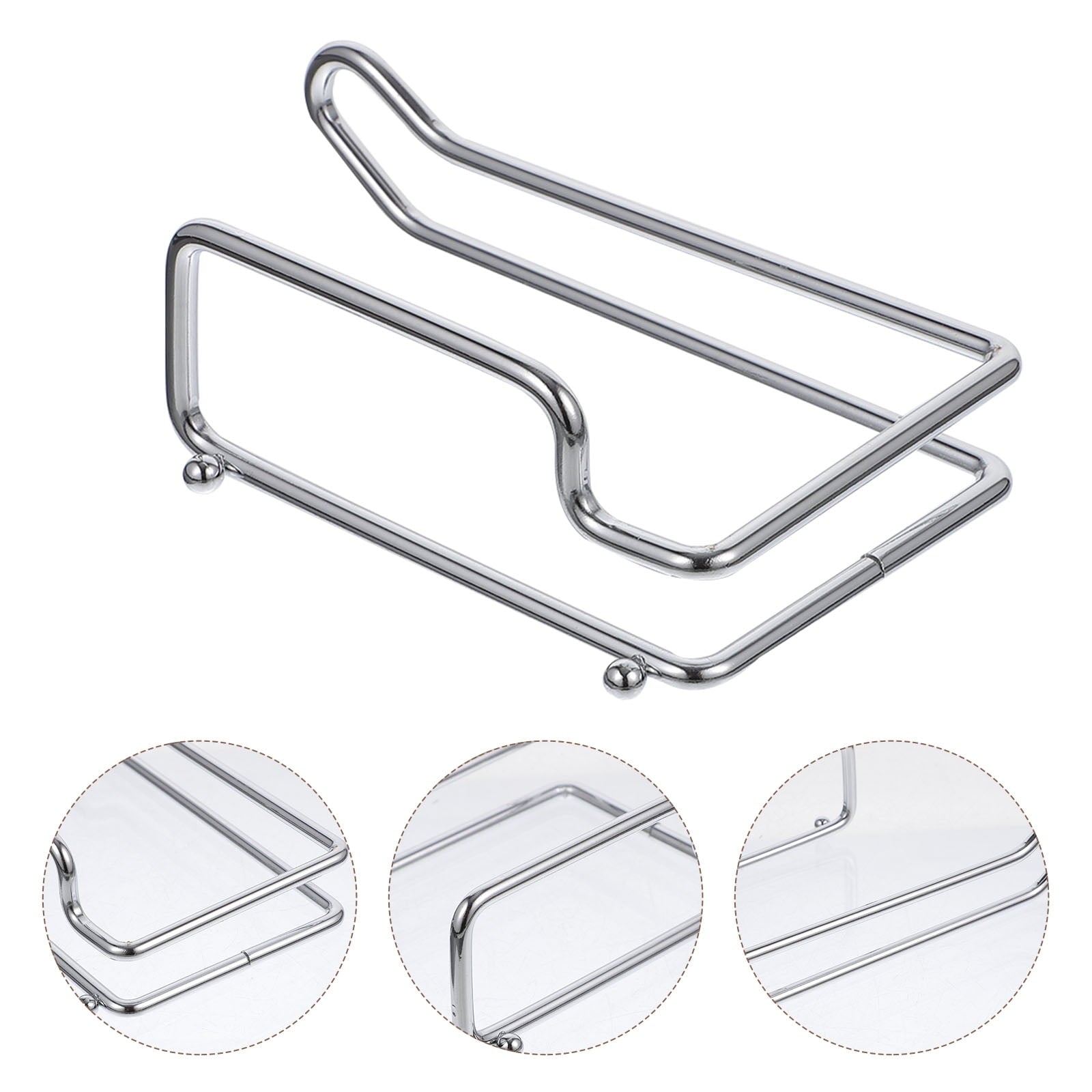 FUTUREORYY 4Set Kitchen Utensils Holders Stainless Steel Silverware Drainer Home Use