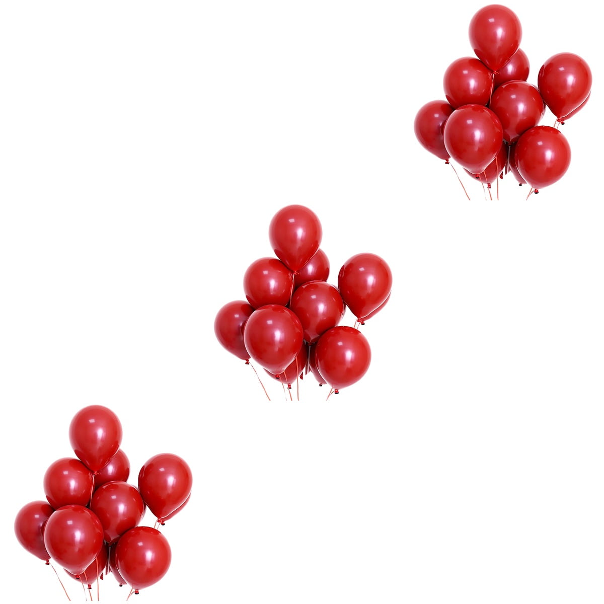 FESTFENDS Decorative Latex Balloons Red 150Pack 9.8x9.8in