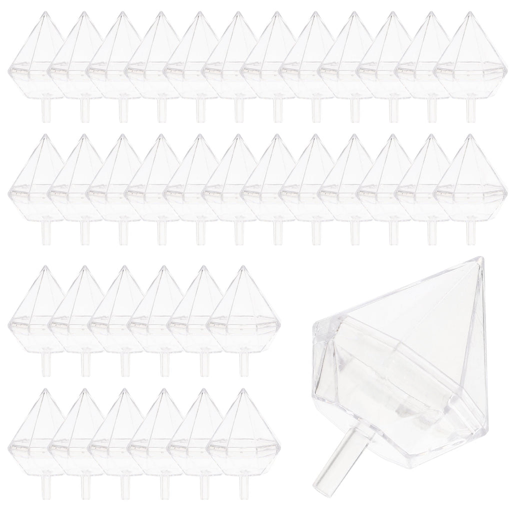 YSNOOWE Chocolate Box Holder in Clear Plastic for Elegant Diy Crafts and Candy Wrappers Packaging 80Set