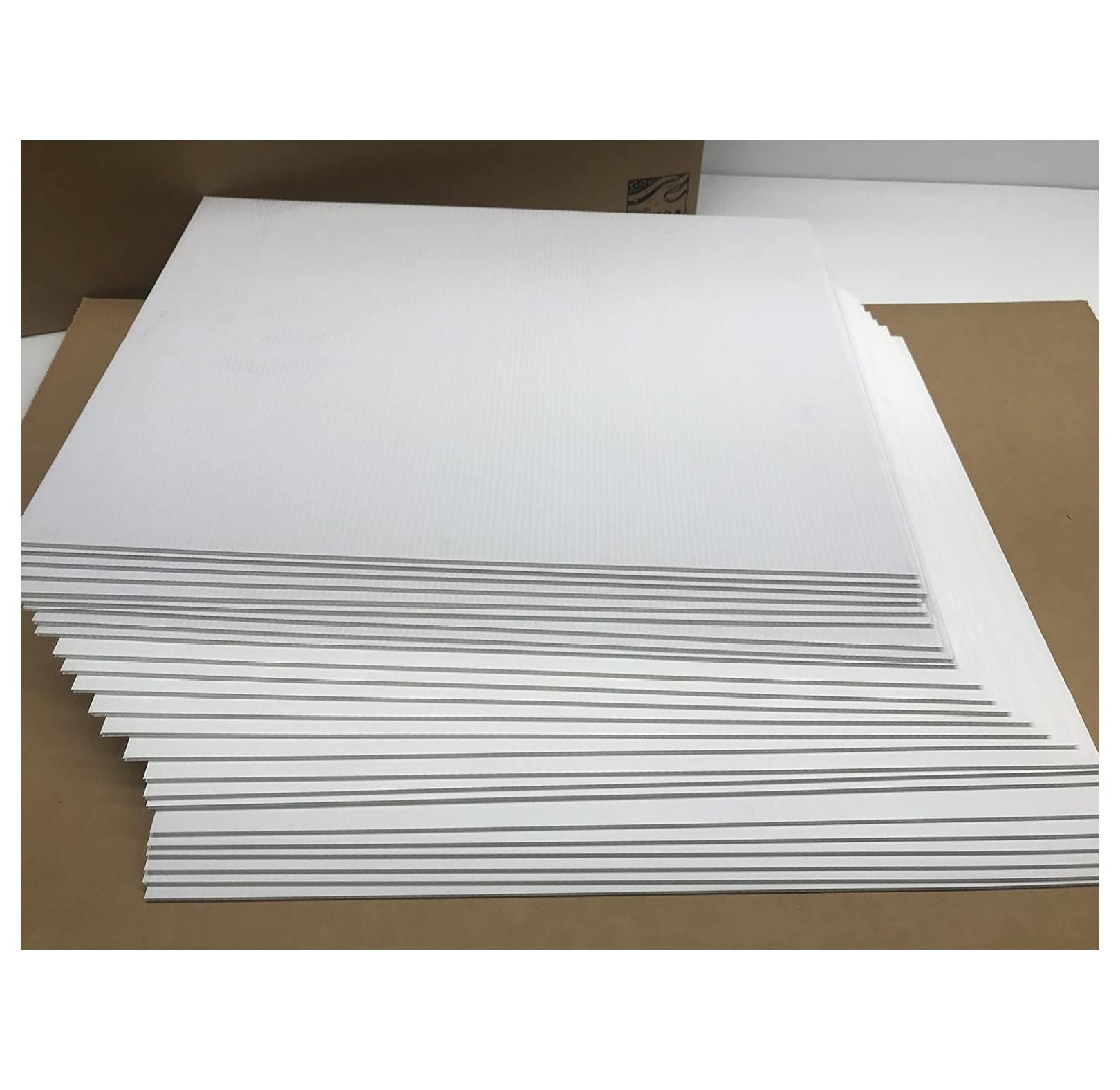 Yard Signs 30 Pack Blank Signs 24 x 18, Flute 18 Corrugated Signs Board, Great for Advertising Any Events, Open House, Yard Sales, Direction Signs, Ship Same Day (30SignsBoard18x24))