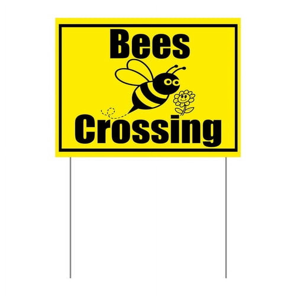 YladaFaie Caution Safety Sign Welcome Wait Here To Be Seated Yard Signs with H-take 12x18 Inch Outdoor Decoration,Keep Off Grass Lawn Sign for Yard-Corrugated Plastic
