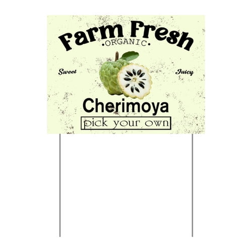 ZXCXRQFa Mango Yard Sign With Stake, Farm Fresh Organic Sweet Juicy Mango Fruit Pick Your Own Sign for Lawn Yard Farm 9 x 12 Inches Sturdy Rust Free Weatherproof Outdoor Use,Easy to Install