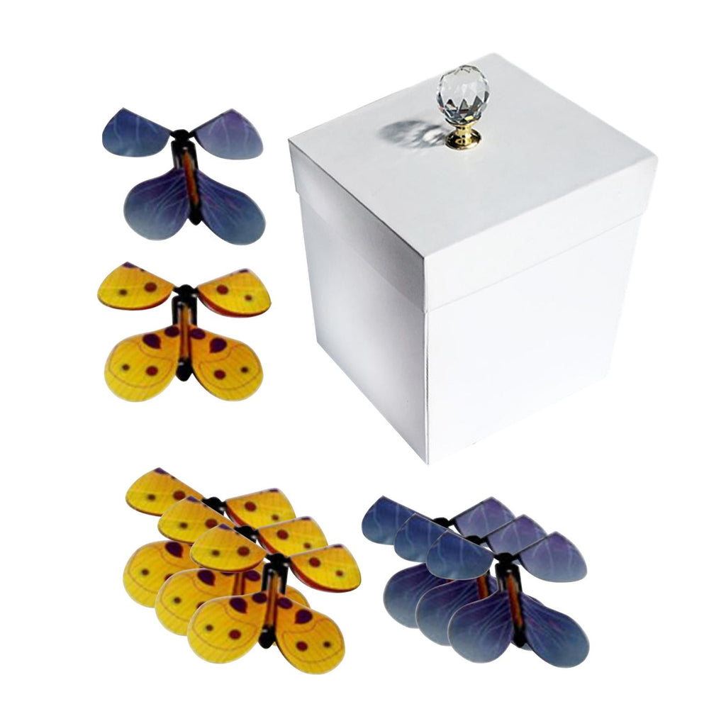 HOMYL Butterfly Gift Box Creative for Father's Day Wedding Anniversaries White