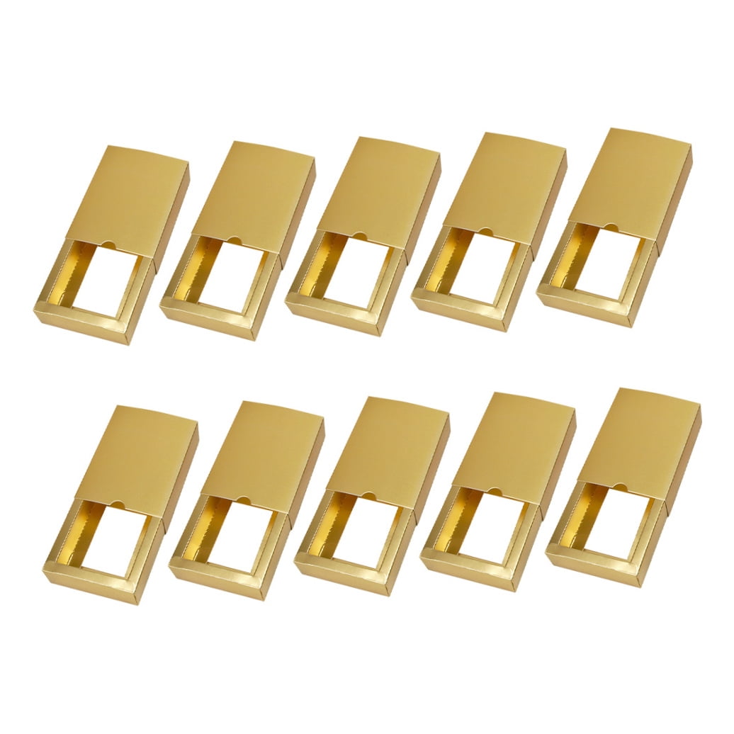 HEMOTON  10 Pcs Present Wrapping Boxes Drawer Type Gift Cardboard