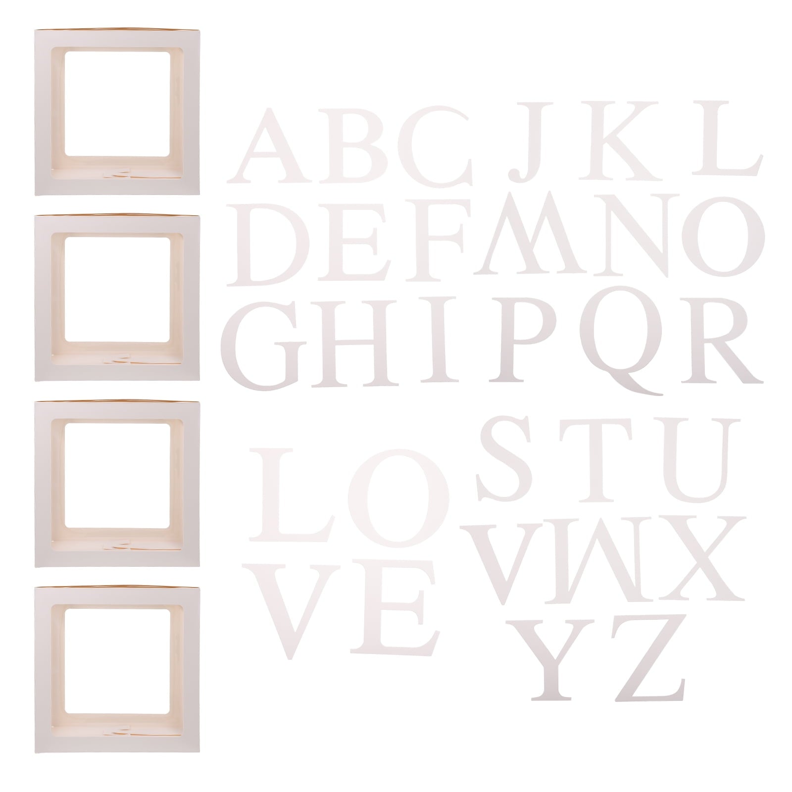 Masteelf 2 Sets of Balloon Boxes Balloon Cases Party Decorative Supplies