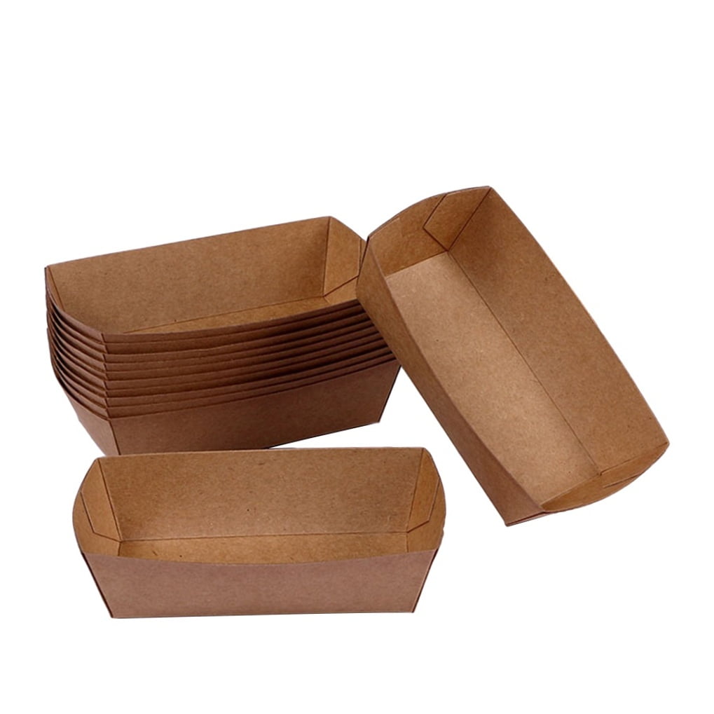 PBPBOX Light Brown Paper Favor Boxes for Wedding Gifts Storage Use Craft Chocolate Candy Sweets 100 Pcs