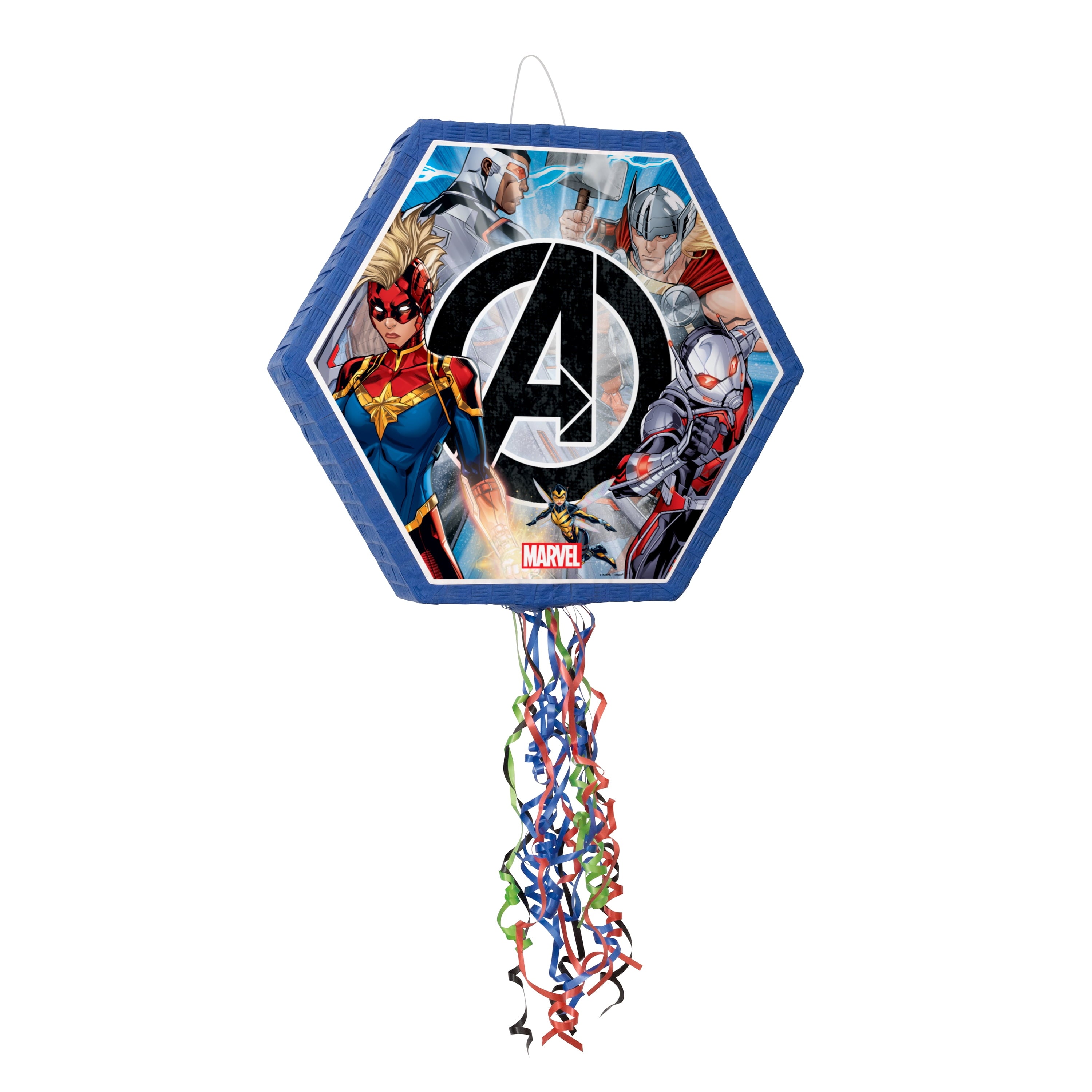 Avengers Pinata, Pull String, 22.25in x 19.25in
