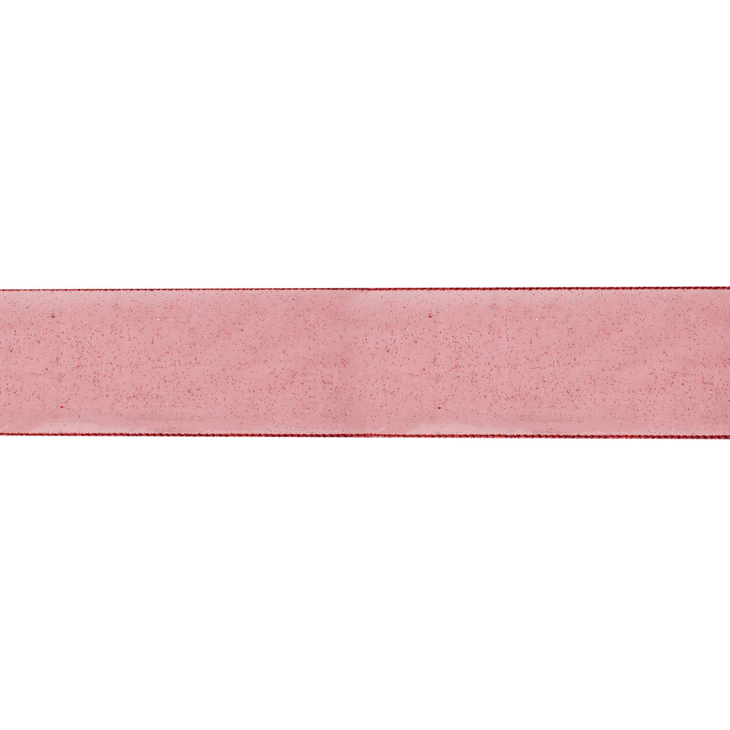 Club Pack of 12 Raspberry Red Wired Christmas Craft Ribbon 2.5" x 10 Yards