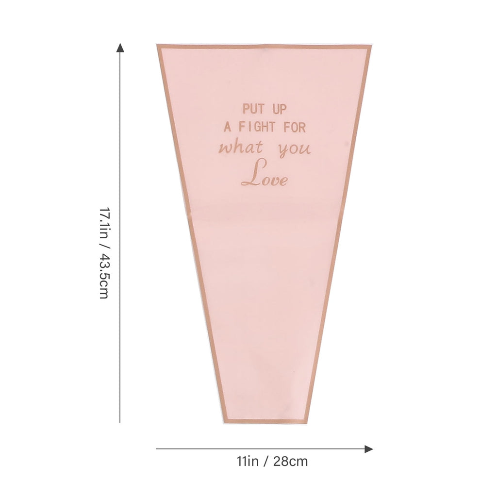 Raindrops  150 Pcs Boxes Transparent Flower Wrapping Paper Bouquet Bag Professional Bags