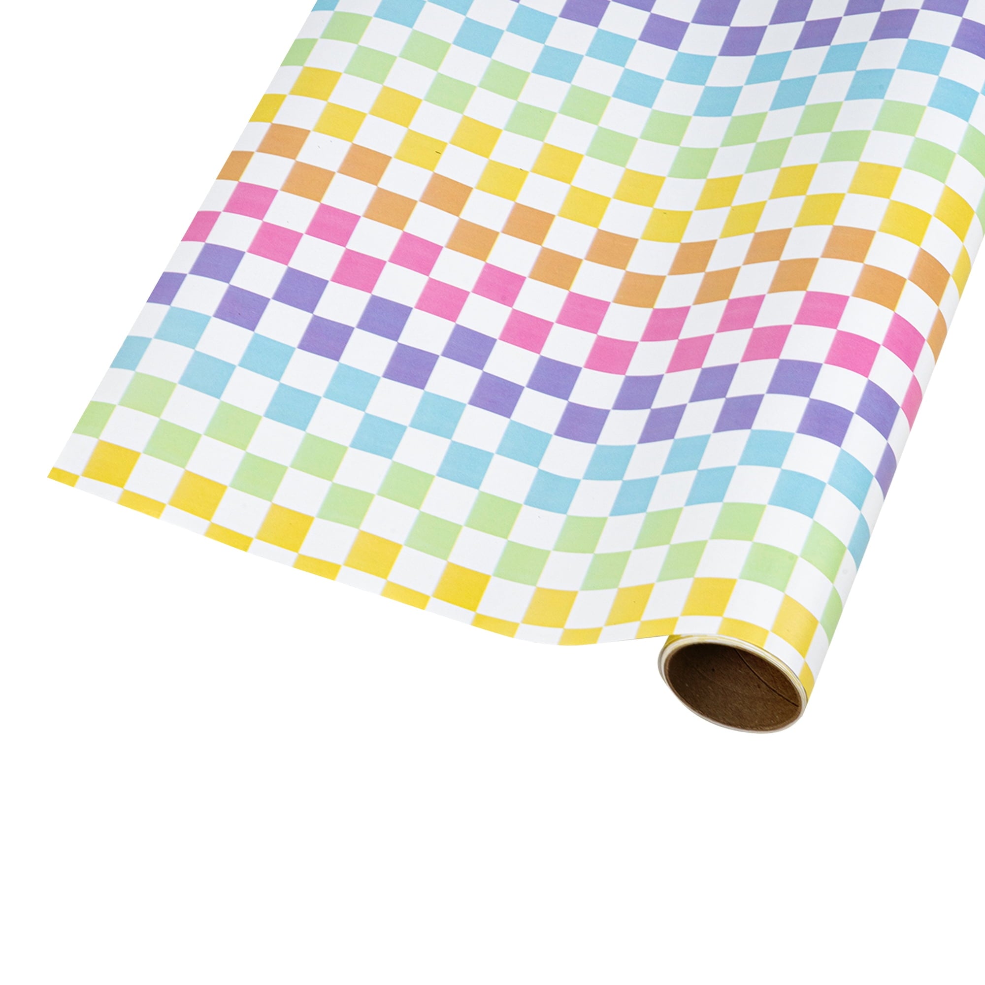 LaRibbons 30" x 8' Birthday Gift Wrap Kit, Wrapping Paper Rolls and Bows, Ribbon Eggs, Gift Tags, Pastel Party