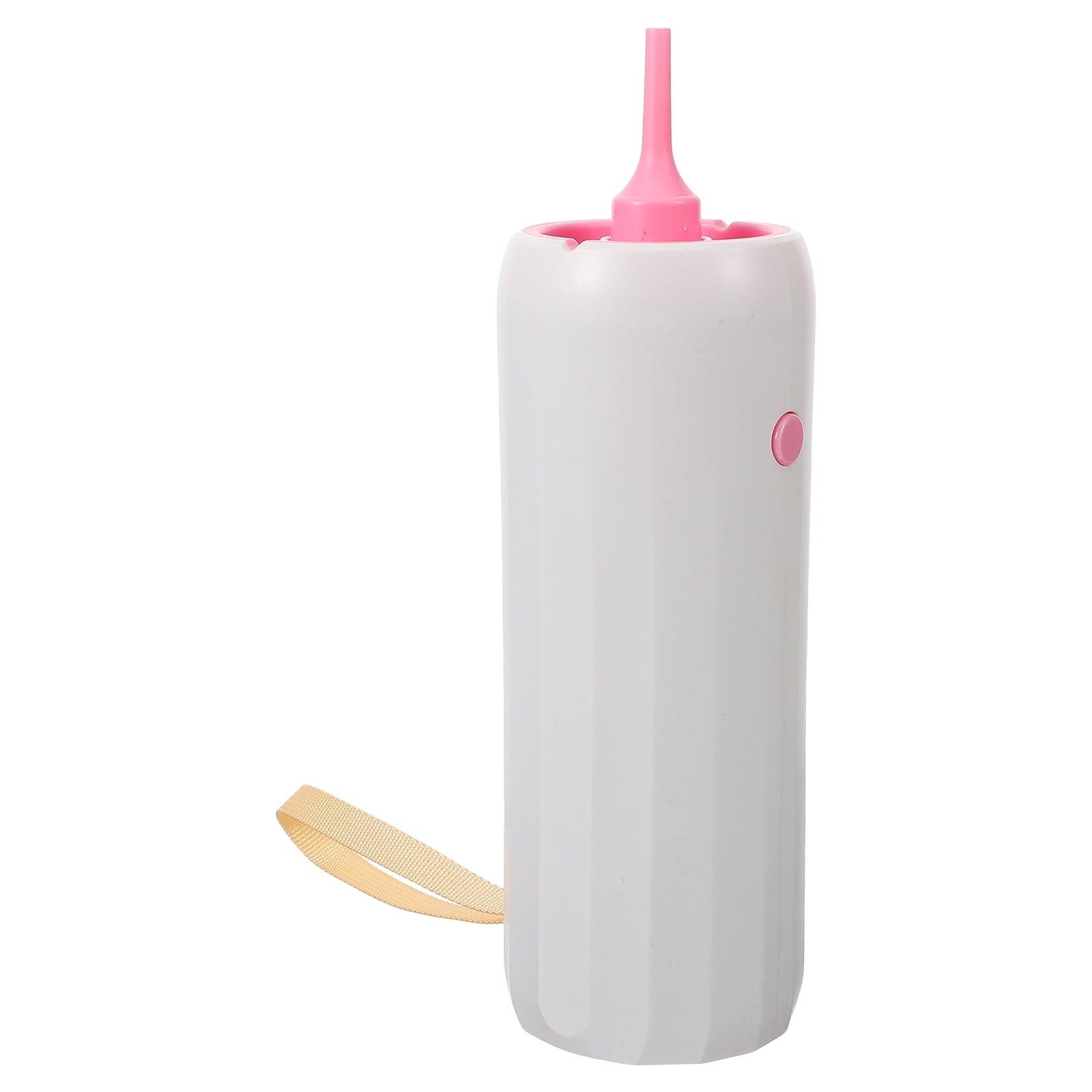 BRIGHTFUFU Electric Balloon Inflator Abs Pink Portable For Parties 1Pcs 9.04X2.55X2.55in