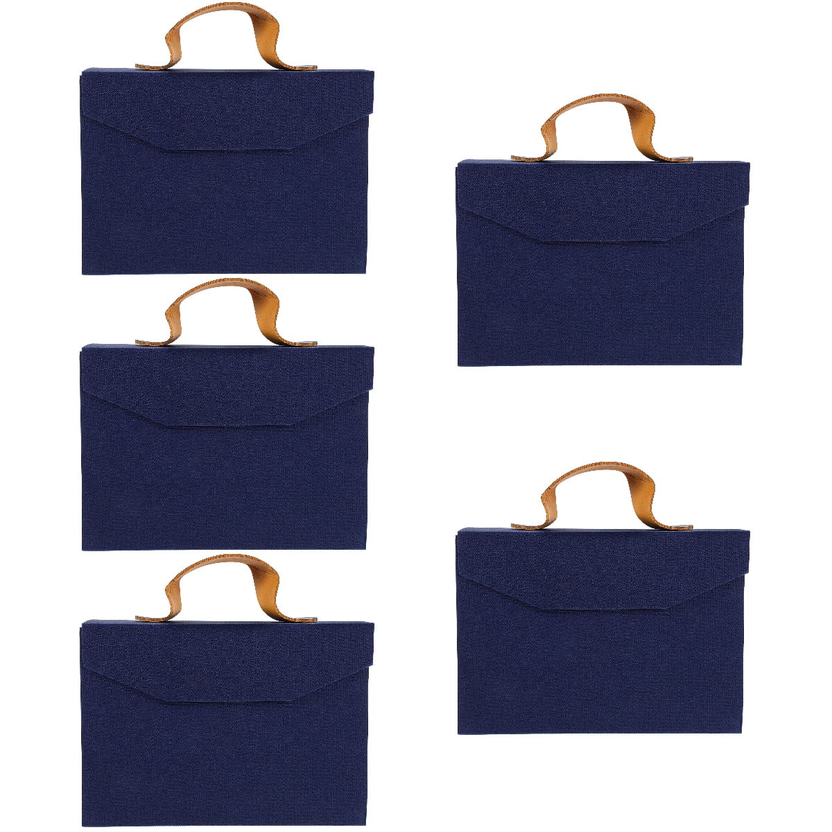 Masteelf 5pcs Party Gift Packing Box Gift Wrapping Holder Party Favor Empty Gift Storage Box