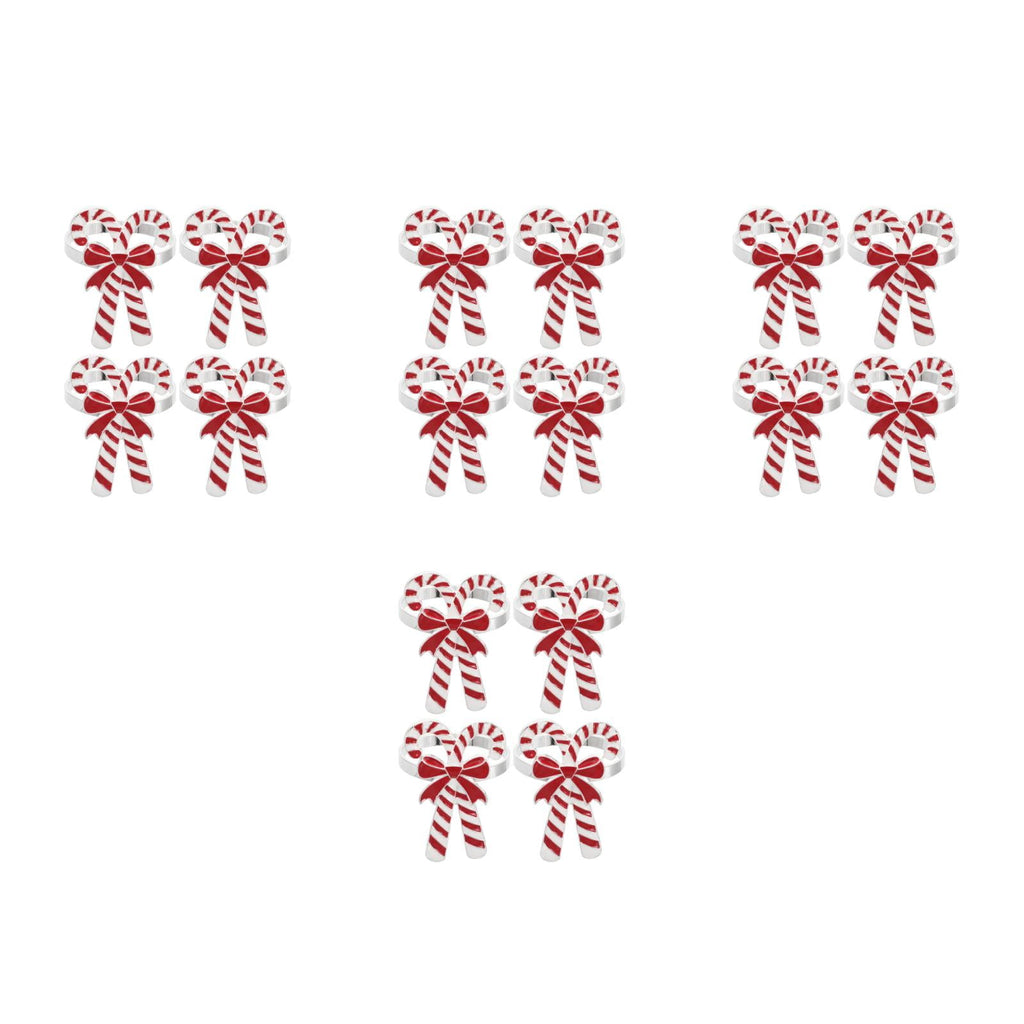OUNONA 16 pcs  Christmas Napkin Rings Holders For Christmas Dinners Parties Wedding Adornment Table Decoration Accessories Thanksgiving Wedding Receptions