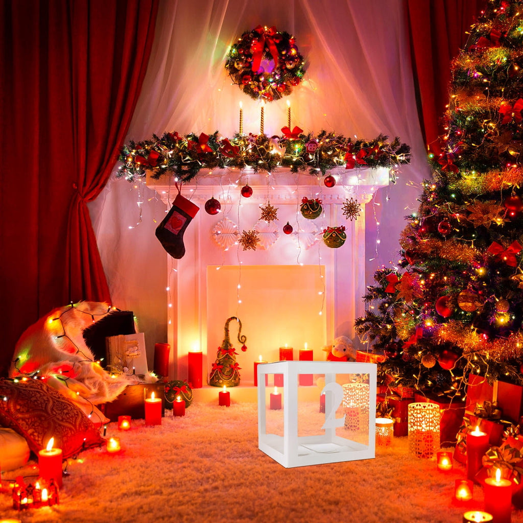 Hemoton 2pcs Transparent Balloon Box Party Decorative Balloons Case Balloons Accessories