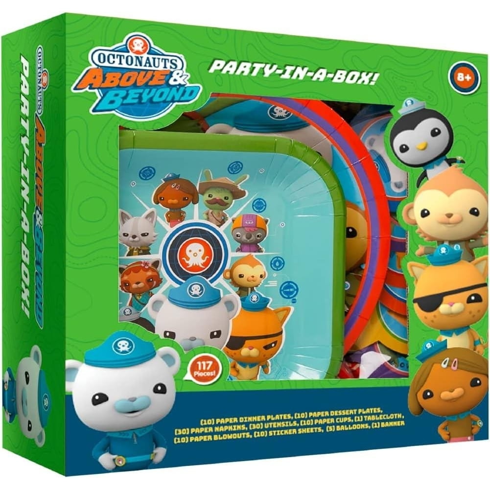 Mighty Mojo Octonauts Above and Beyond Party Kit 100+ pcs Balloons Decorations