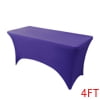 Unique Bargains Spandex Tablecloth 1 Pack Table Cover for 4 Foot Table Coffee 4FT