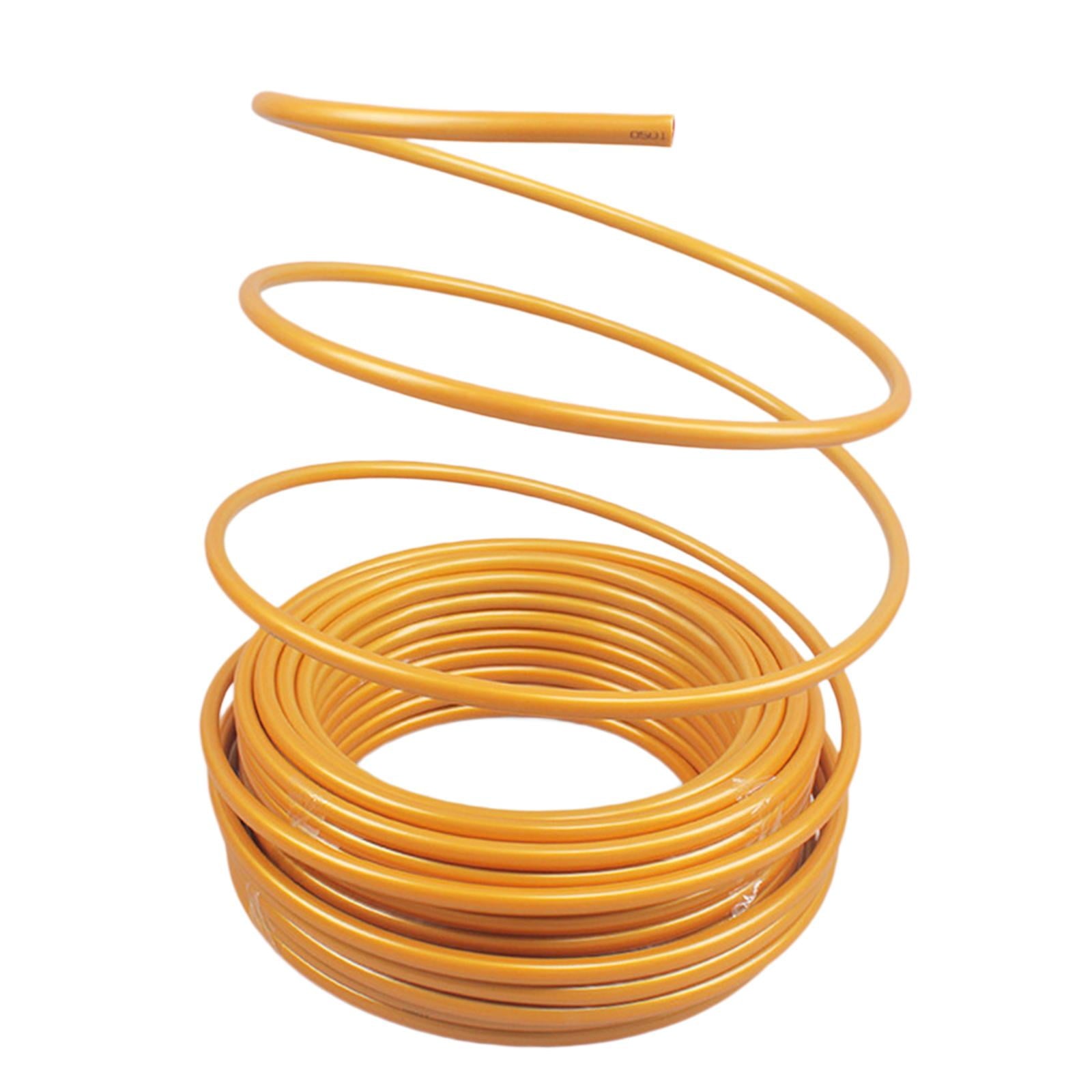 HILABEE PVC Modelling Tube Party Decor Tube Balloon Tube Decorative Prop Tube Multiuse for Wedding Ceremony Birthday Party Decoration Gold 10m