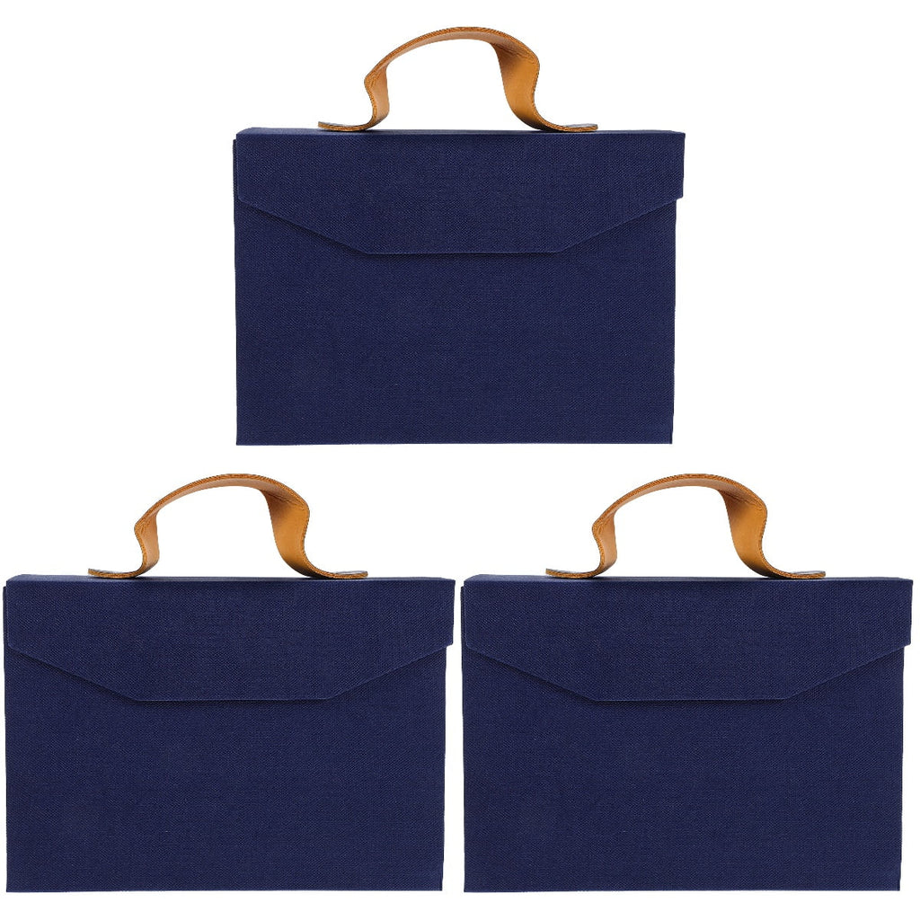 WORGEOUS 3pcs Party Gift Packing Box Gift Wrapping Holder Party Favor Empty Gift Storage Box
