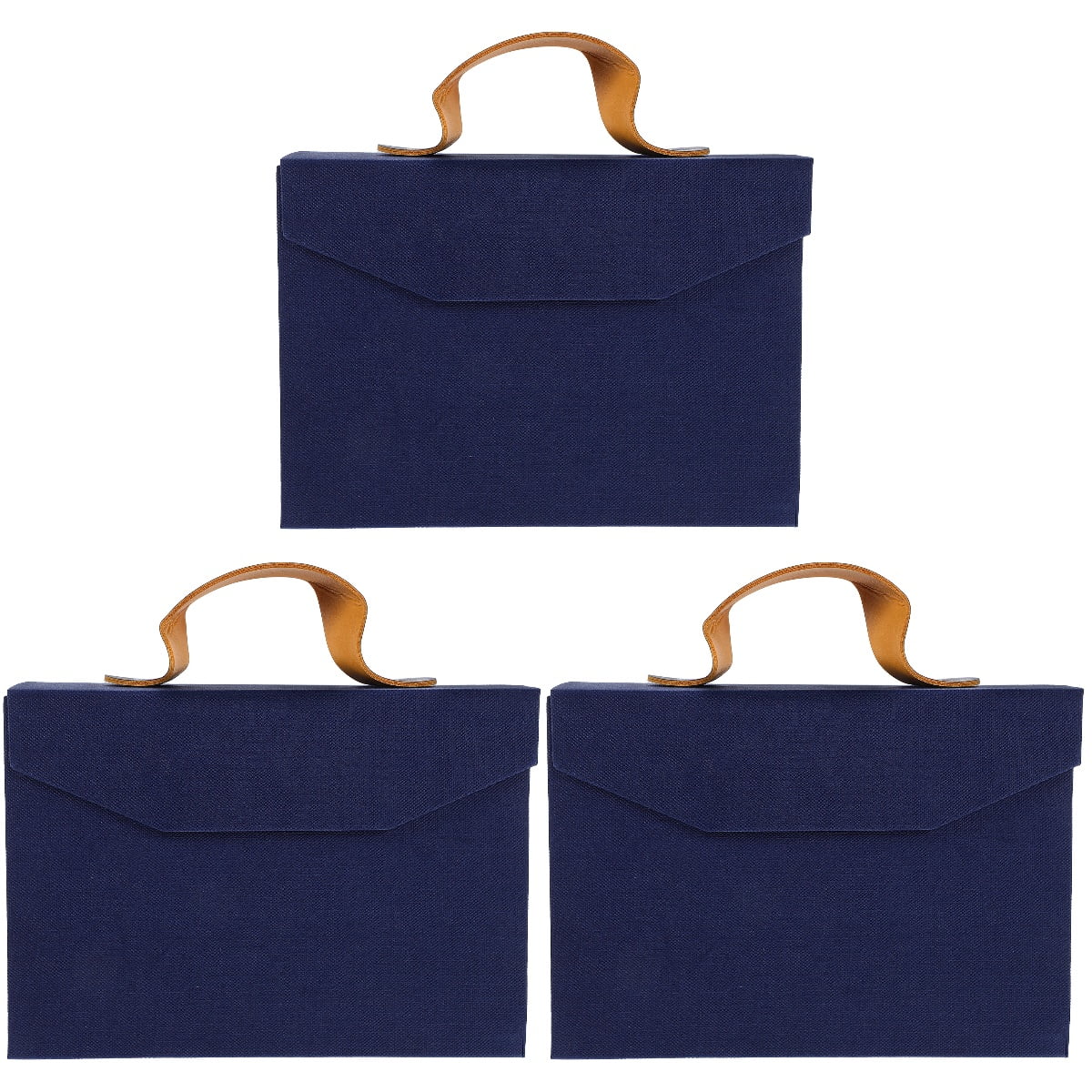 WORGEOUS 3pcs Party Gift Packing Box Gift Wrapping Holder Party Favor Empty Gift Storage Box