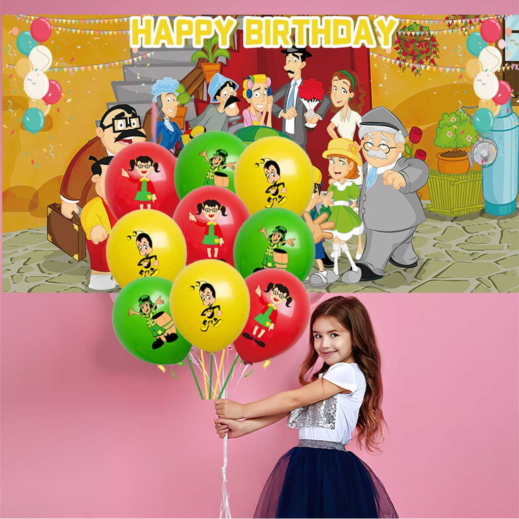 El Chavo Balloons Party Supplies Decorations Plates Banner Cake Topper Tableware Birthday Decor
