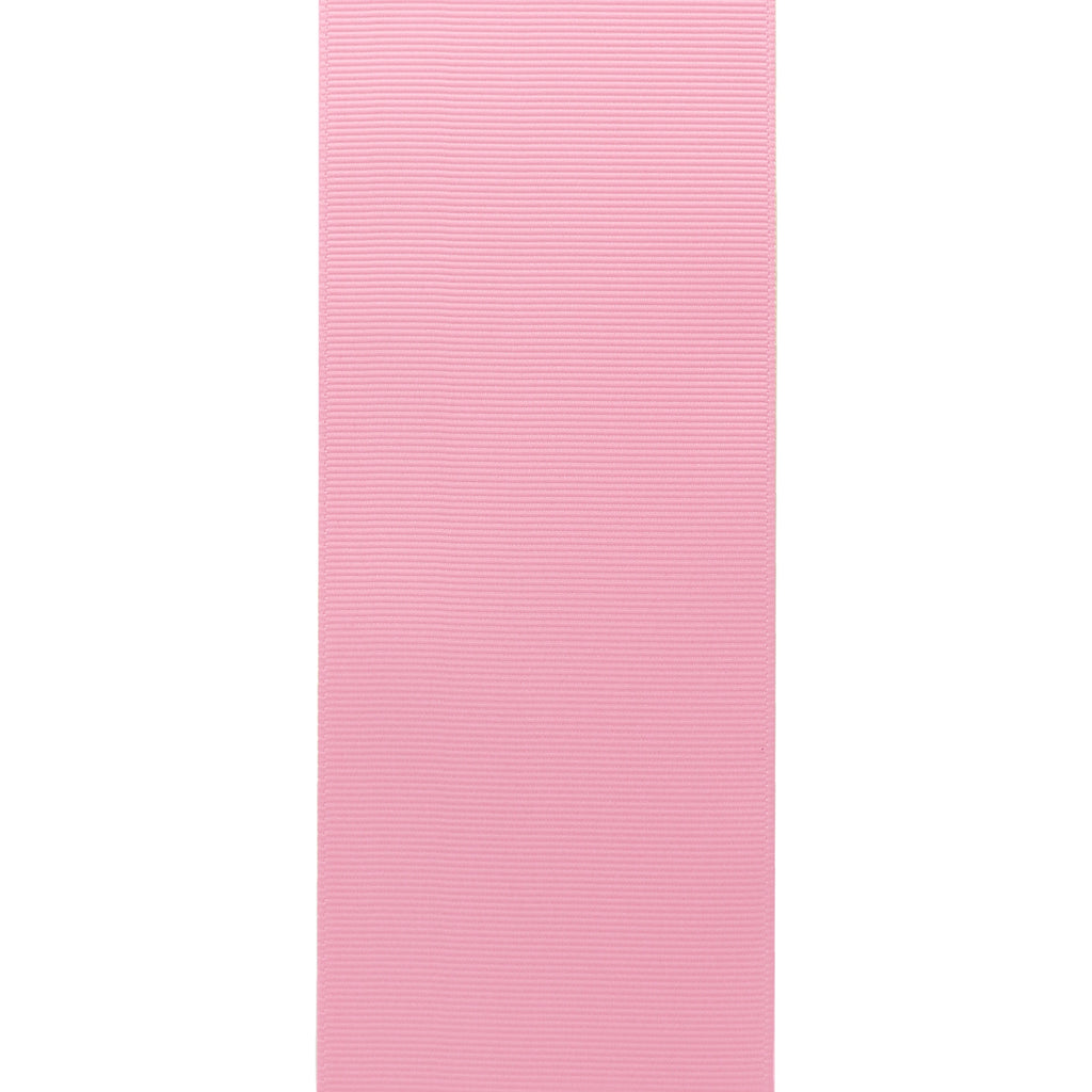 GWEN STUDIOS Grosgrain Pink Polyester Ribbon, 150' x 2.5"