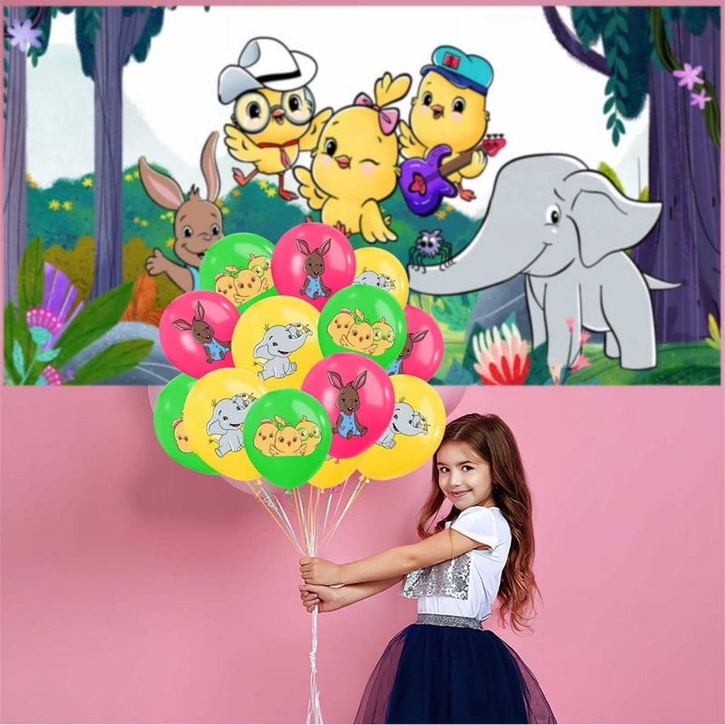 Canticos Party Decorations Plates Tableware Banner Backdrop Balloons Birthday Decor Cake Topper Fans