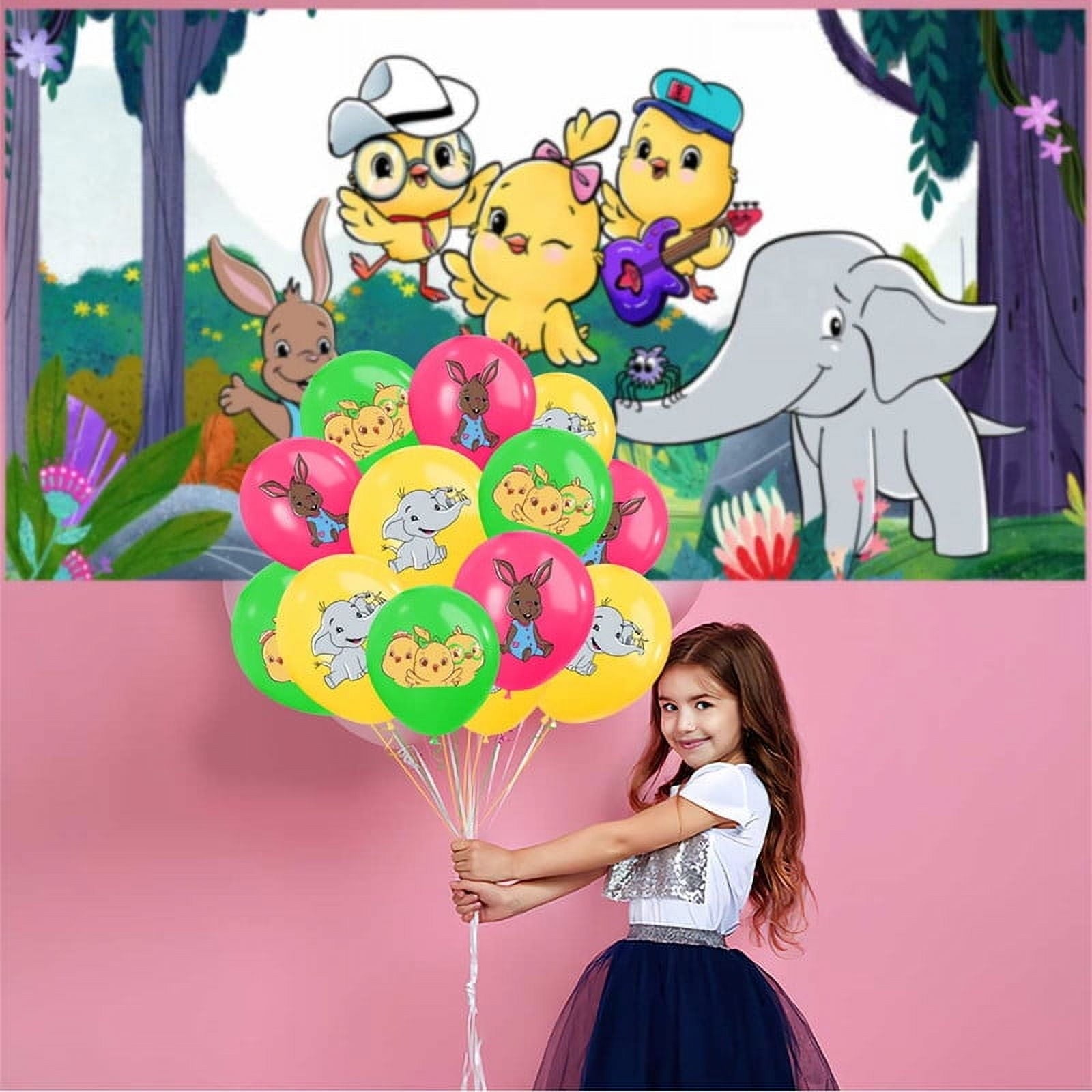 Canticos Party Decorations Plates Tableware Banner Backdrop Balloons Birthday Decor Cake Topper Fans