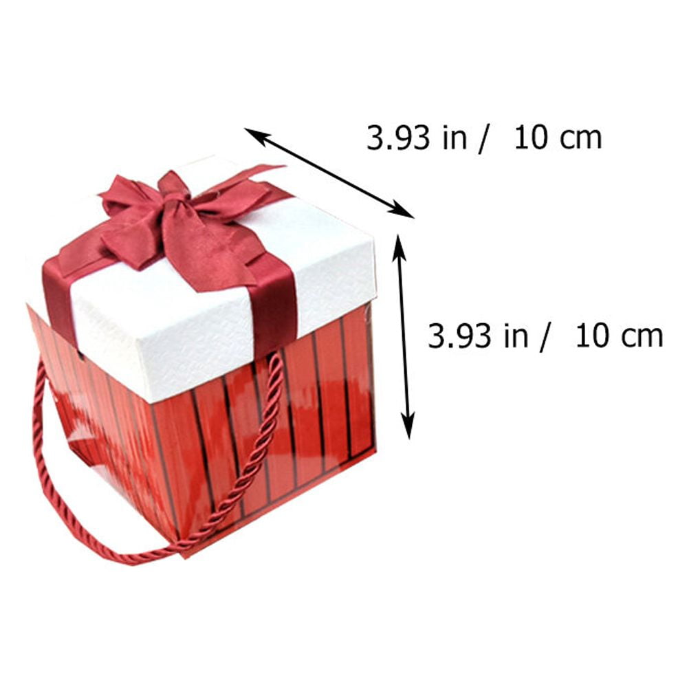 Niceauty 8Pcs Creative Present Box Red Apple Boxes for Presents Chic Design for Family Gift Storage