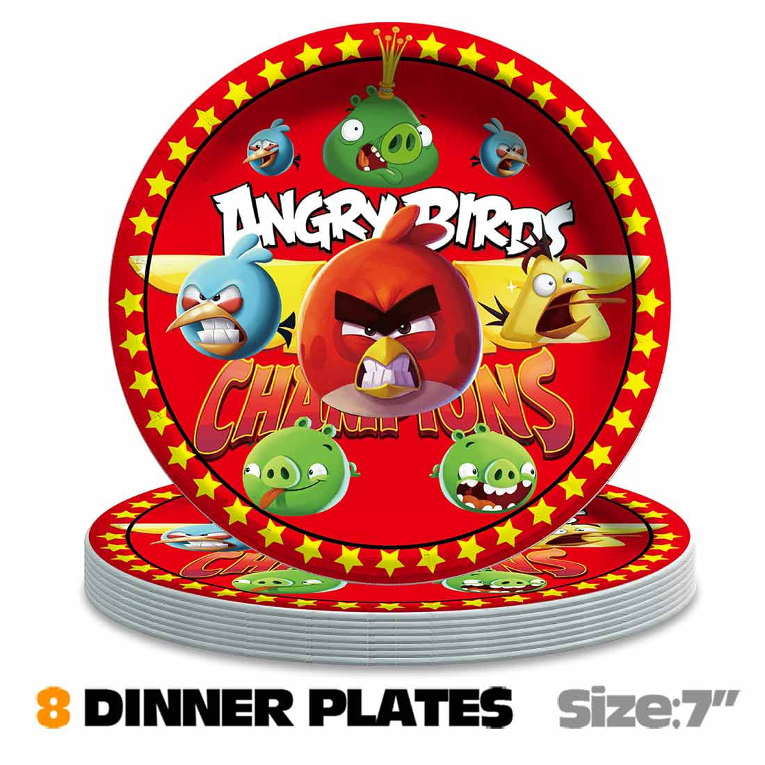 Angry Birds Party Supplies Decor Tableware Backdrop Banner Cake Topper Balloons Birthday Decorations