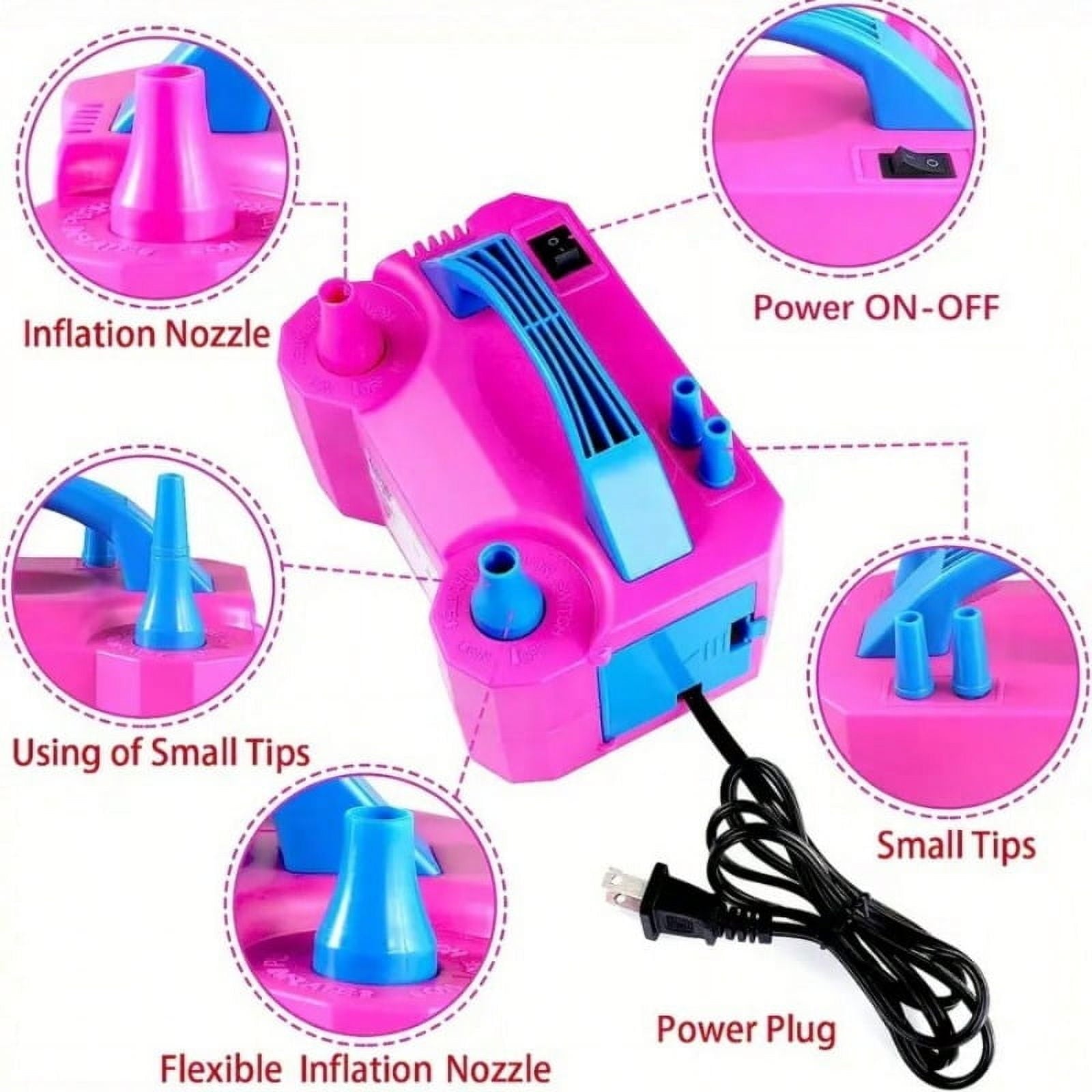 Portable Electric Balloon Pump/Electric Balloon Inflator Decoration, Suitable For Parties, Gifts, Wedding Celebrations, Holiday Party Decoration, Balloon Pump