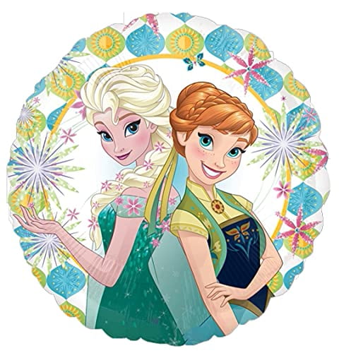 Anagram Frozen Fever Sunflowers Olaf Happy Birthday Balloons Decoration Supplies Summer Elsa Anna