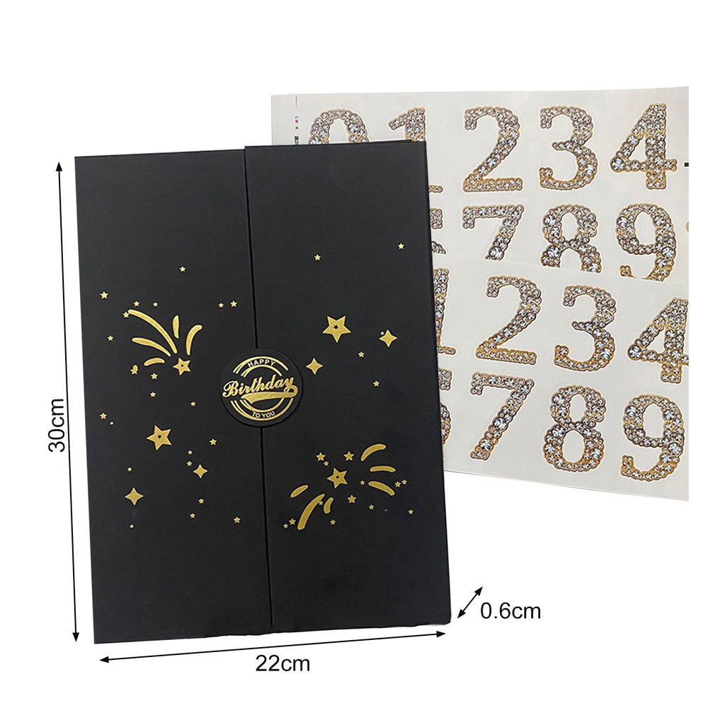 Pebbuoy Happy Birthday Signature Book Creative Birthday Guest Book Perfect Size Widely Applicable Birthday Signature Book Party Decoration