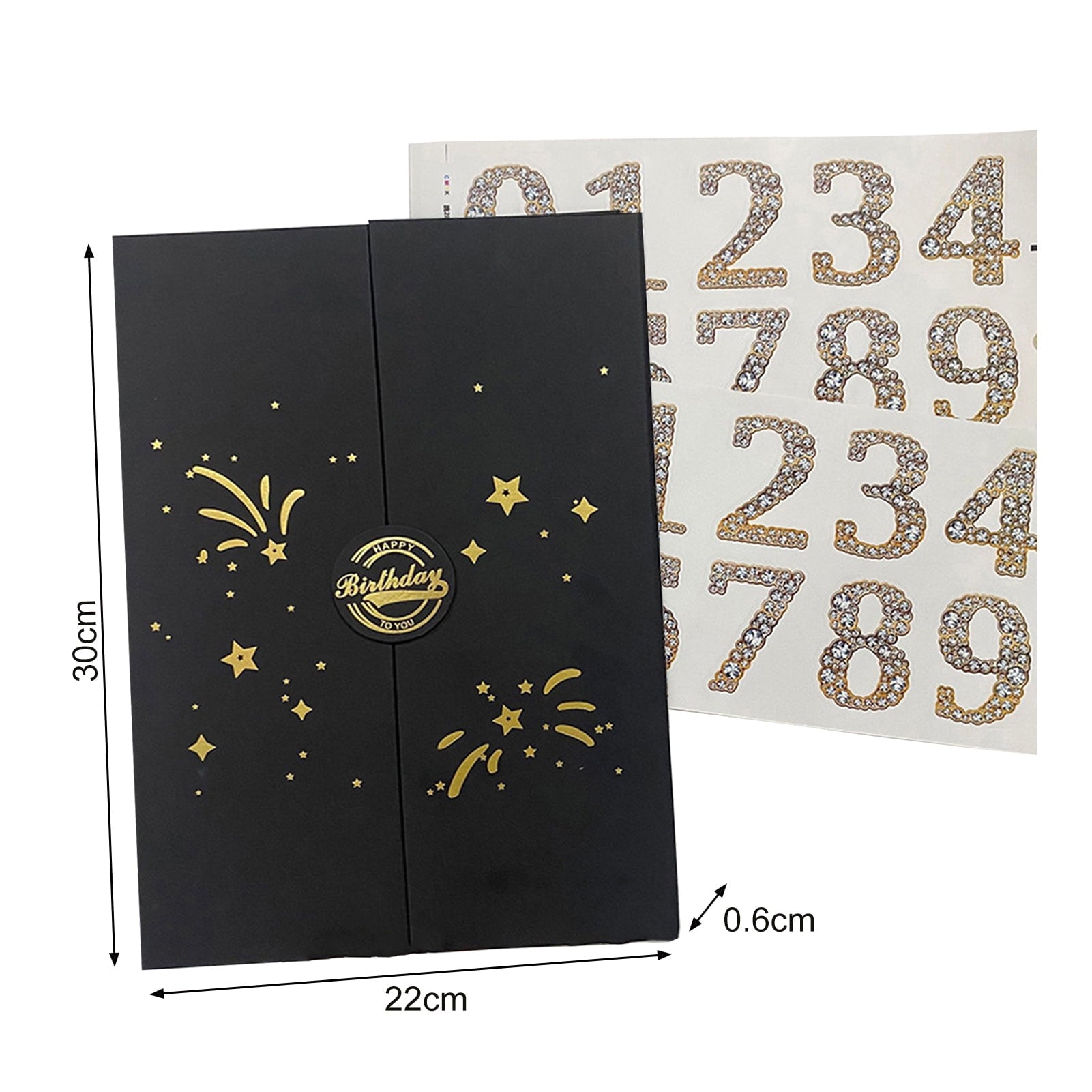 Pebbuoy Happy Birthday Signature Book Creative Birthday Guest Book Perfect Size Widely Applicable Birthday Signature Book Party Decoration