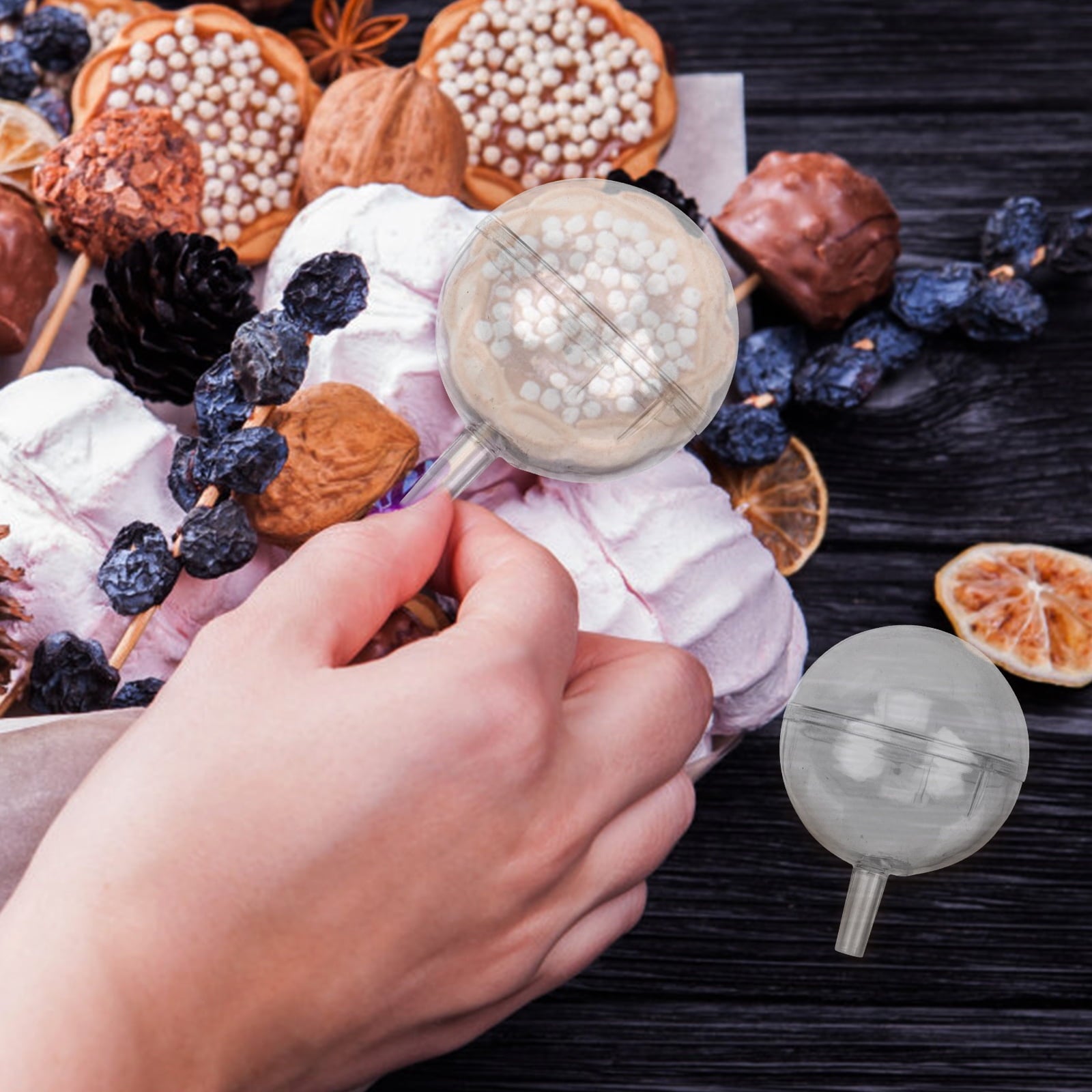 WORGEOUS 1 Set Clear Chocolate Truffle Holder Chic Candy Wrappers Case Chocolate Box