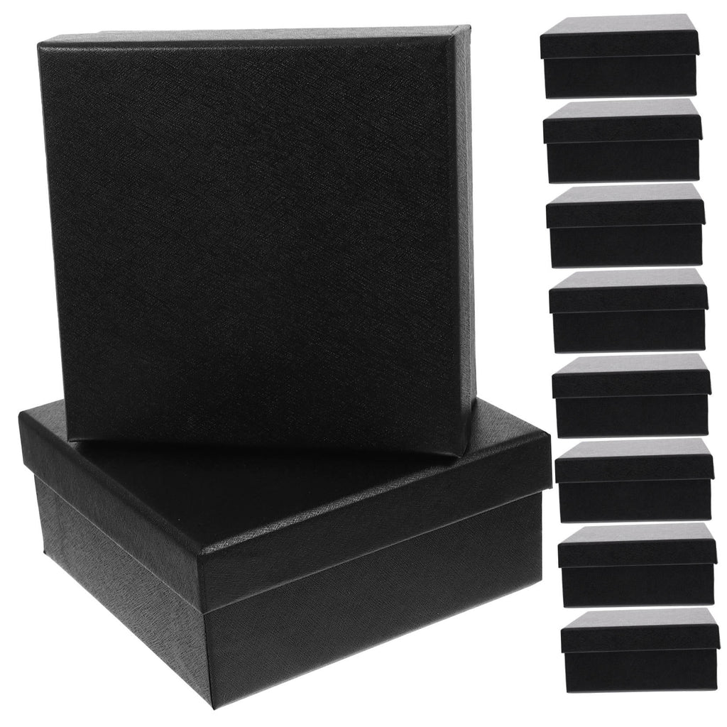 WHAMVOX 10pcs Gift Boxes Paper Gift Boxes Gift Wrapping Boxes Square Boxes Empty Packaging Boxes