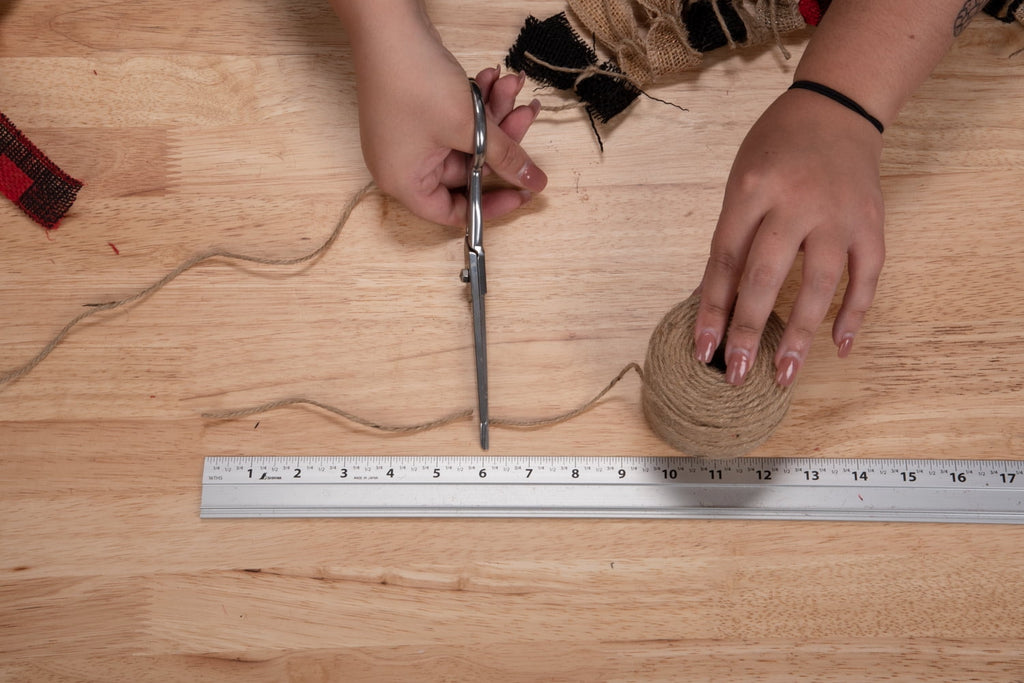 Love, Laugh, Craft Rag Tie Garland Burlap Project Kit, 2-10'L, Precut Ribbon, Multi-Color