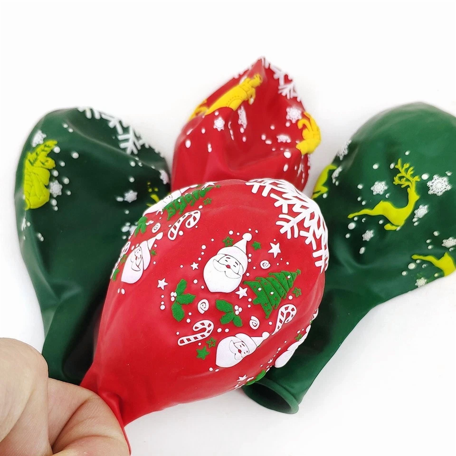 Christmas Balloon Decoration Set With Pump For Parties Holiday Decor (39 Pieces)